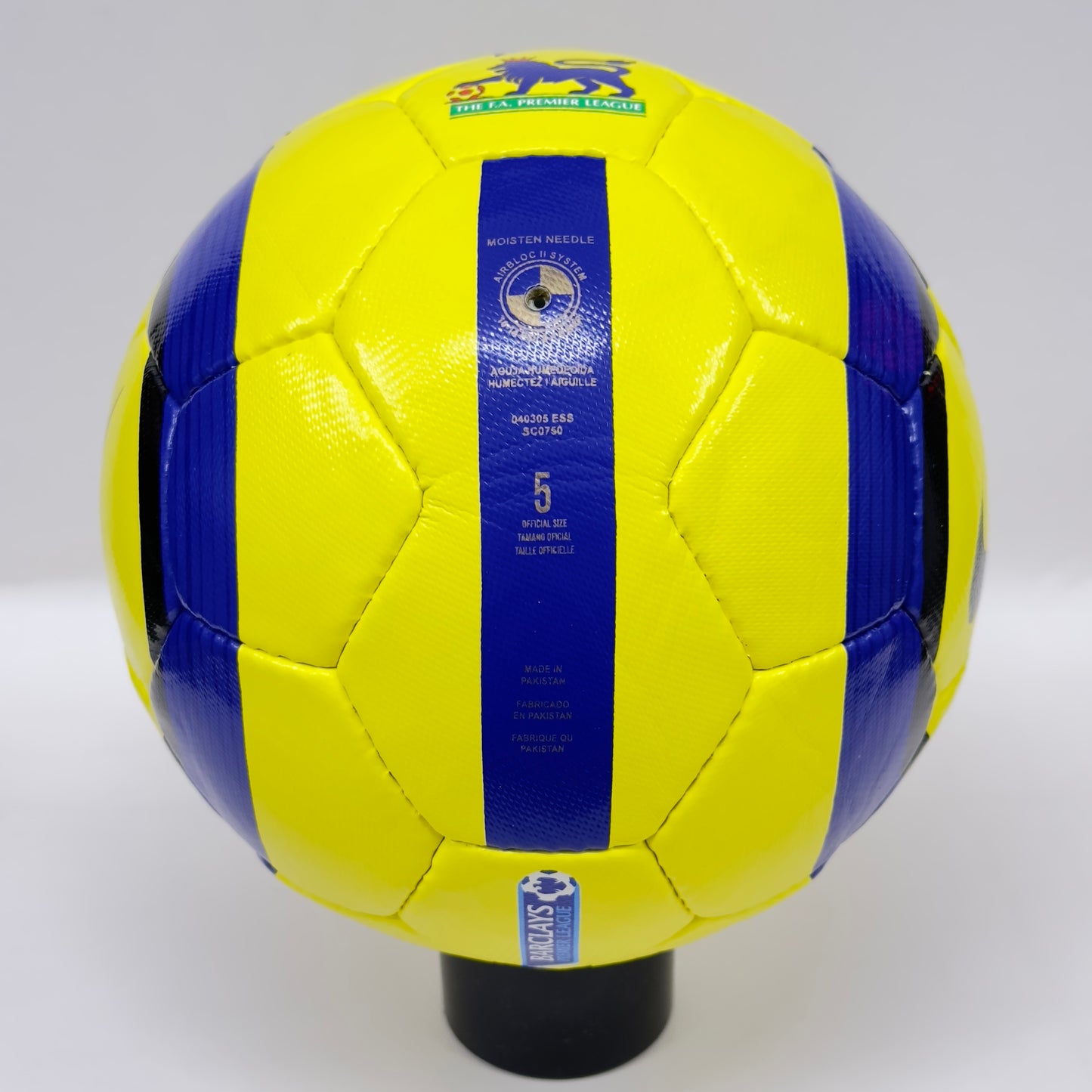 Nike Total 90 Aerow 1 Hi-Vis | The FA Premier League | 2005 | Size 5 | Barclays 03