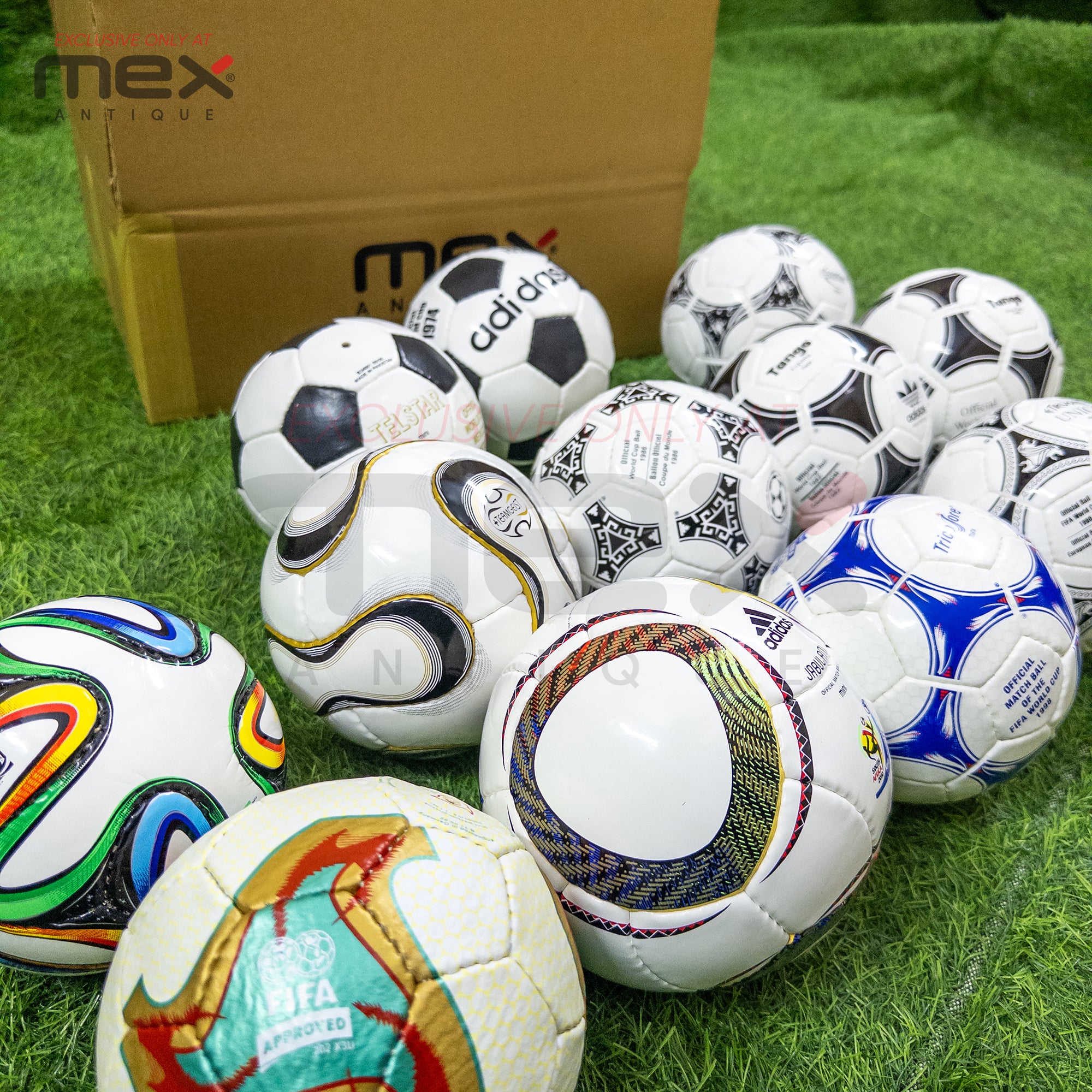 FIFA World Cup Mini Soccer Ball Set 1970–2014 | Post-Adidas Era