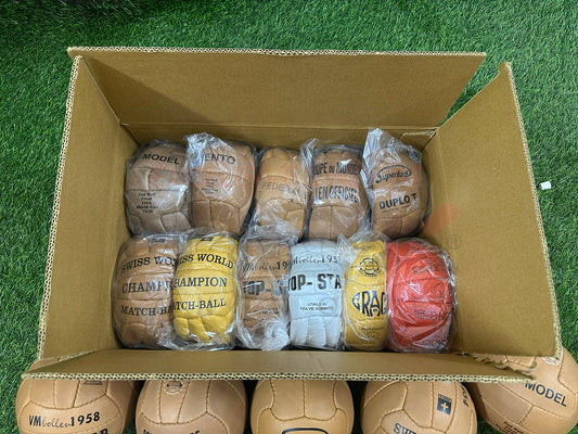 FIFA World Cup Mini Soccer Ball Set | Pre Adidas Mini Footballs | 1930-1966 02