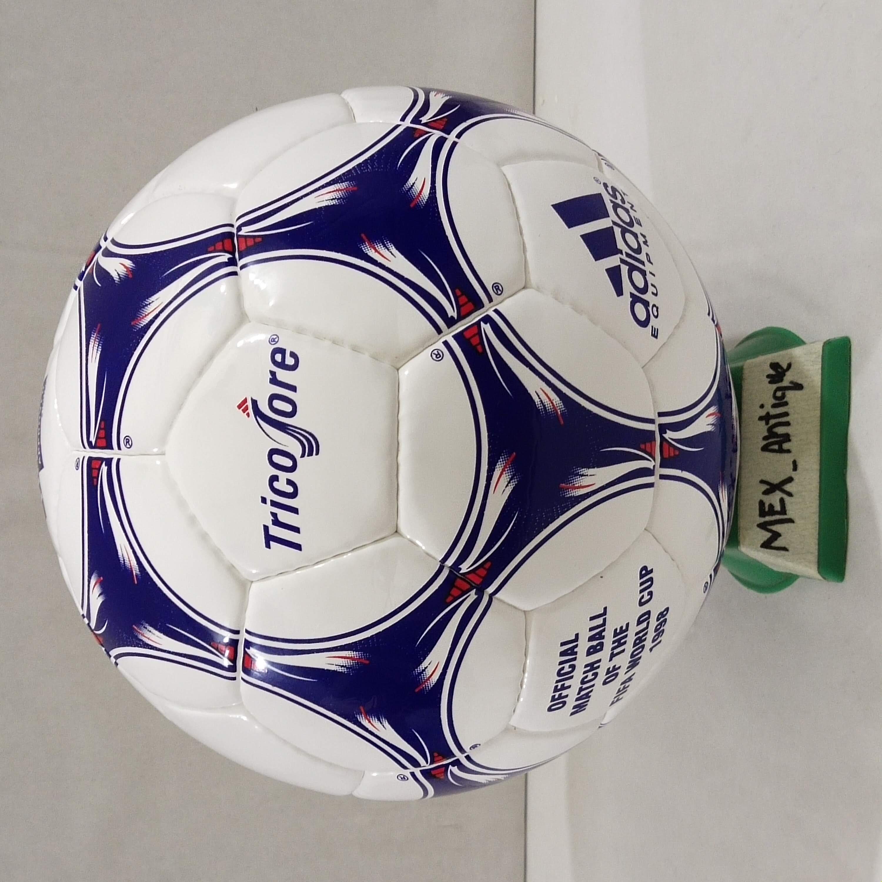 Adidas Tricolore 1998 FIFA World Cup Ball Made In Morrocco MEX adidas-tricolore-1998-fifa-world-cup-ball-made-in-morrocco-mex