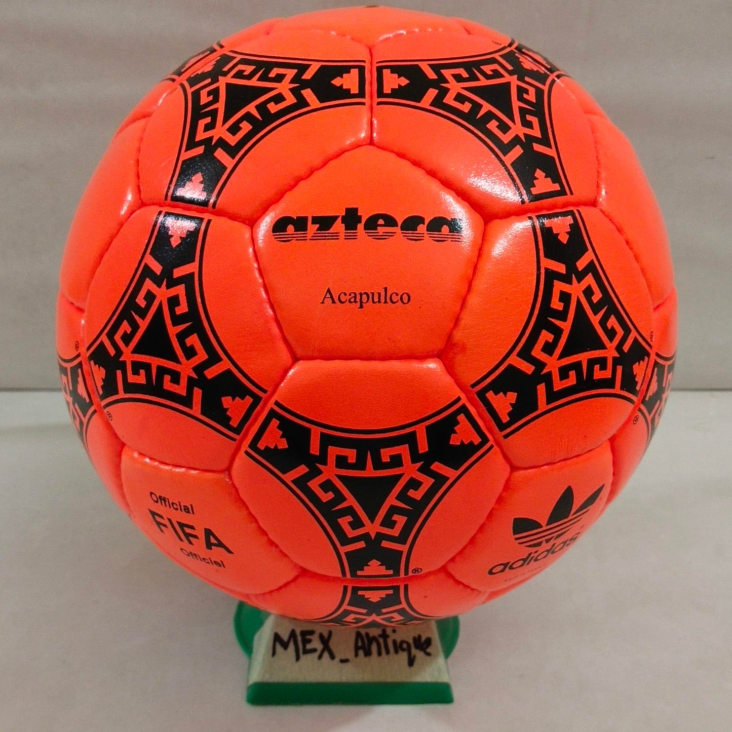 Adidas Azteca Acapulco | FIFA World Cup 1986 | OMB Winter Ball | Genuine Leather l SIZE 5 01