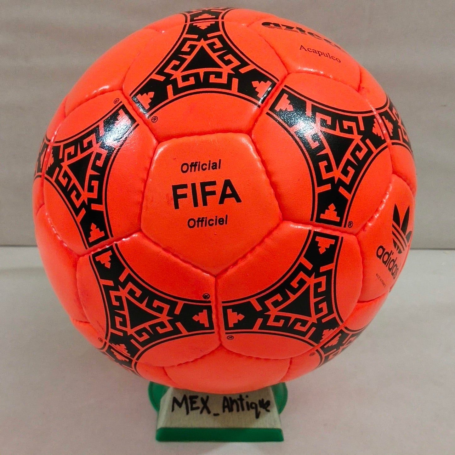 Adidas Azteca Acapulco | FIFA World Cup 1986 | OMB Winter Ball | Genuine Leather l SIZE 5 03