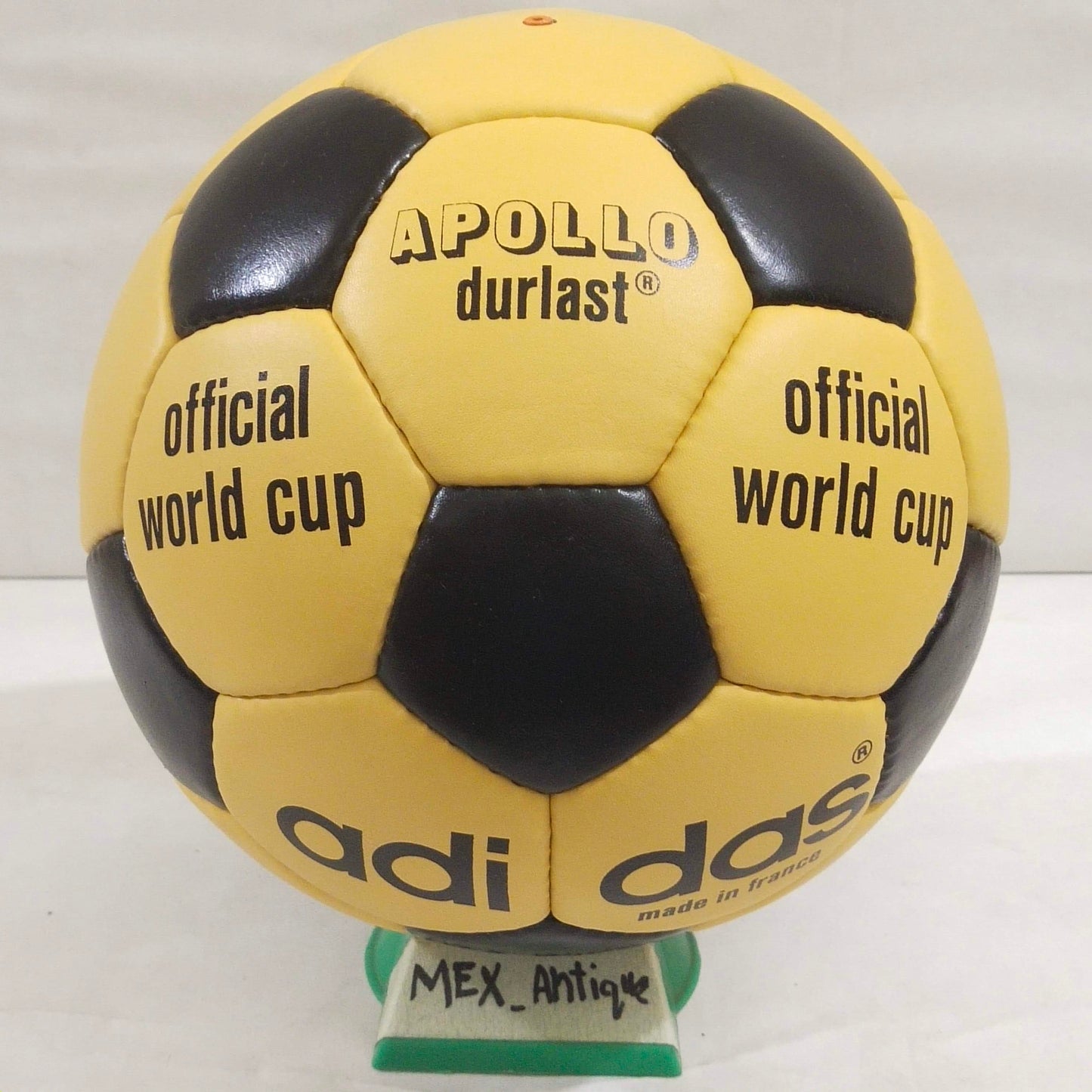 Adidas Apollo Durlast | 1973 | Official Match Ball | Genuine Leather | SIZE 5 01