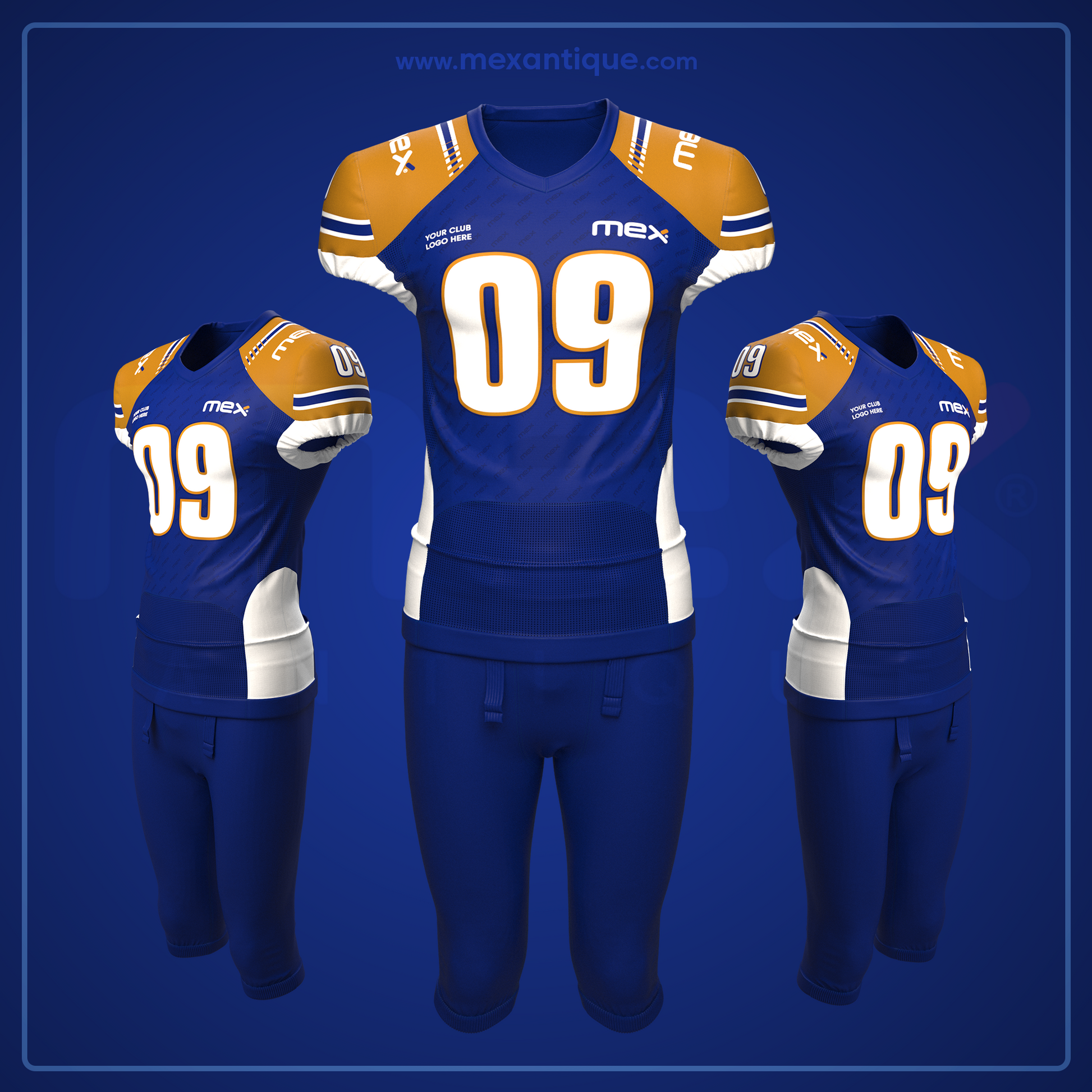 Buy New 2024 Design, Best Quality American Football Kit, Modern Designs AFK2408 01