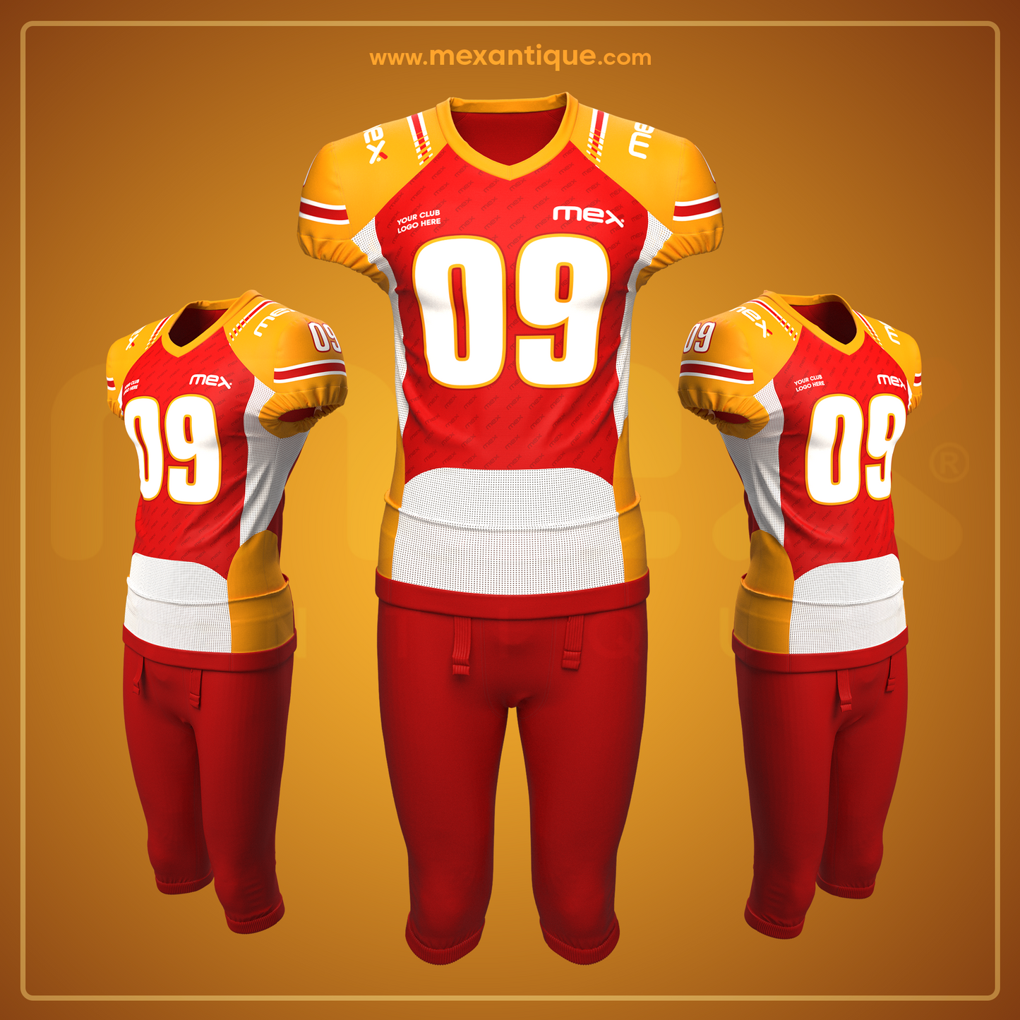 Buy New 2024 Design, Best Quality American Football Kit, Modern Designs AFK2407 01