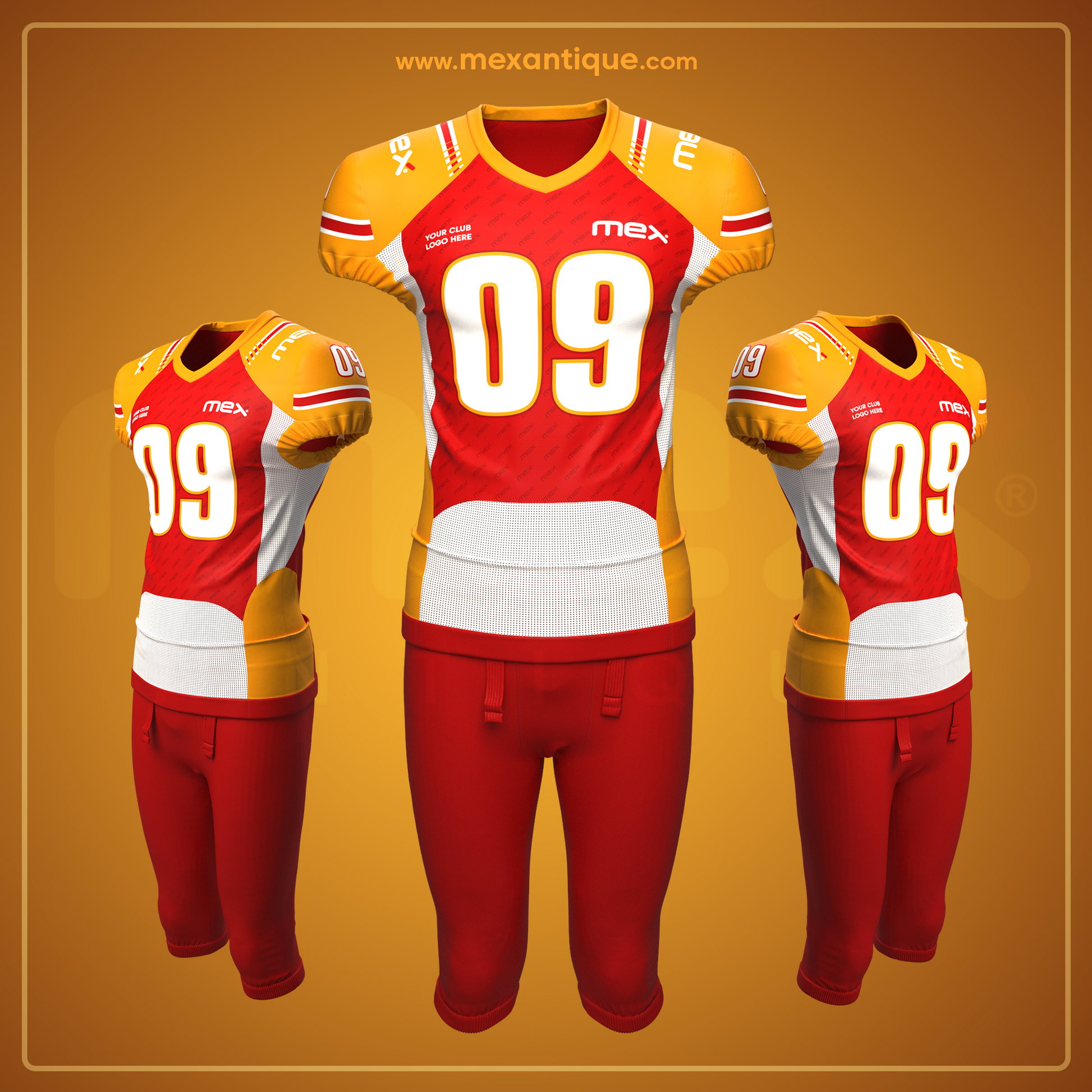 Buy New 2024 Design, Best Quality American Football Kit, Modern Designs AFK2407 01