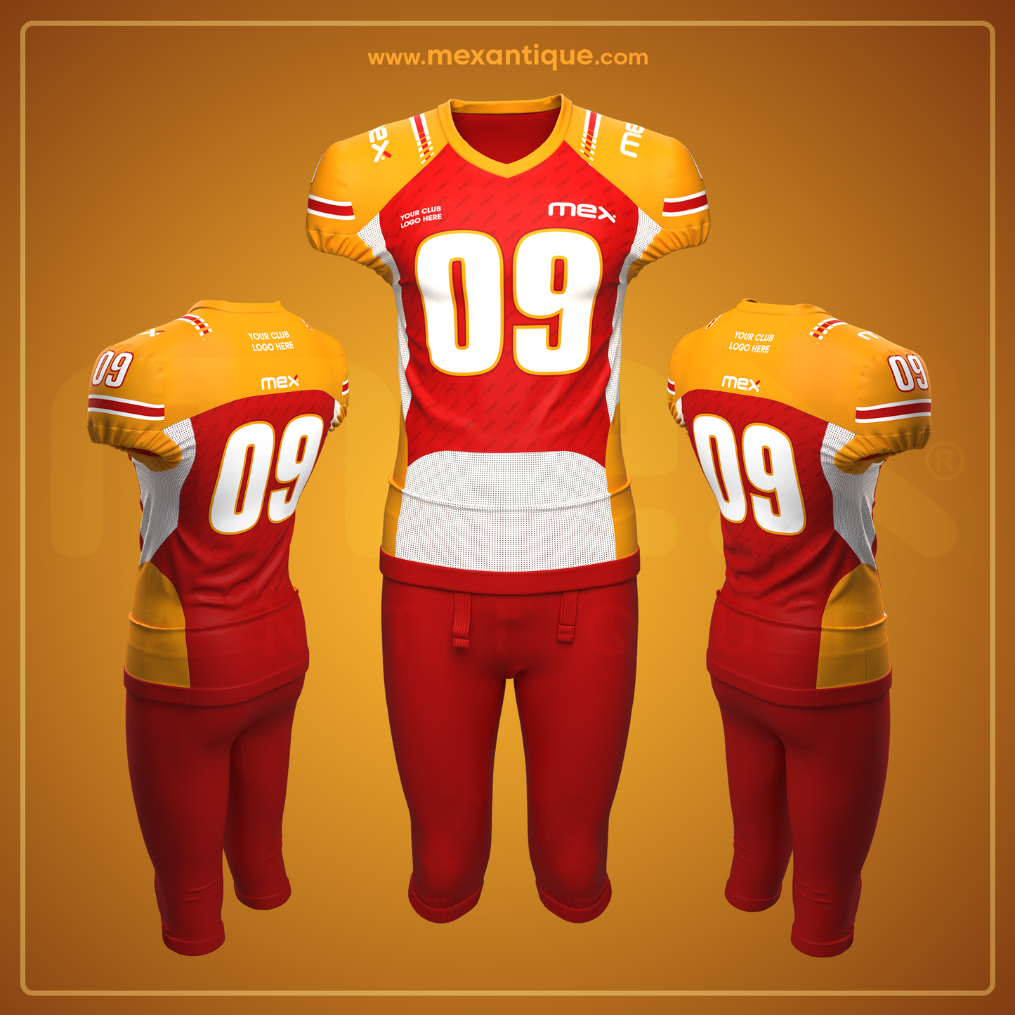 Buy New 2024 Design, Best Quality American Football Kit, Modern Designs AFK2407 03