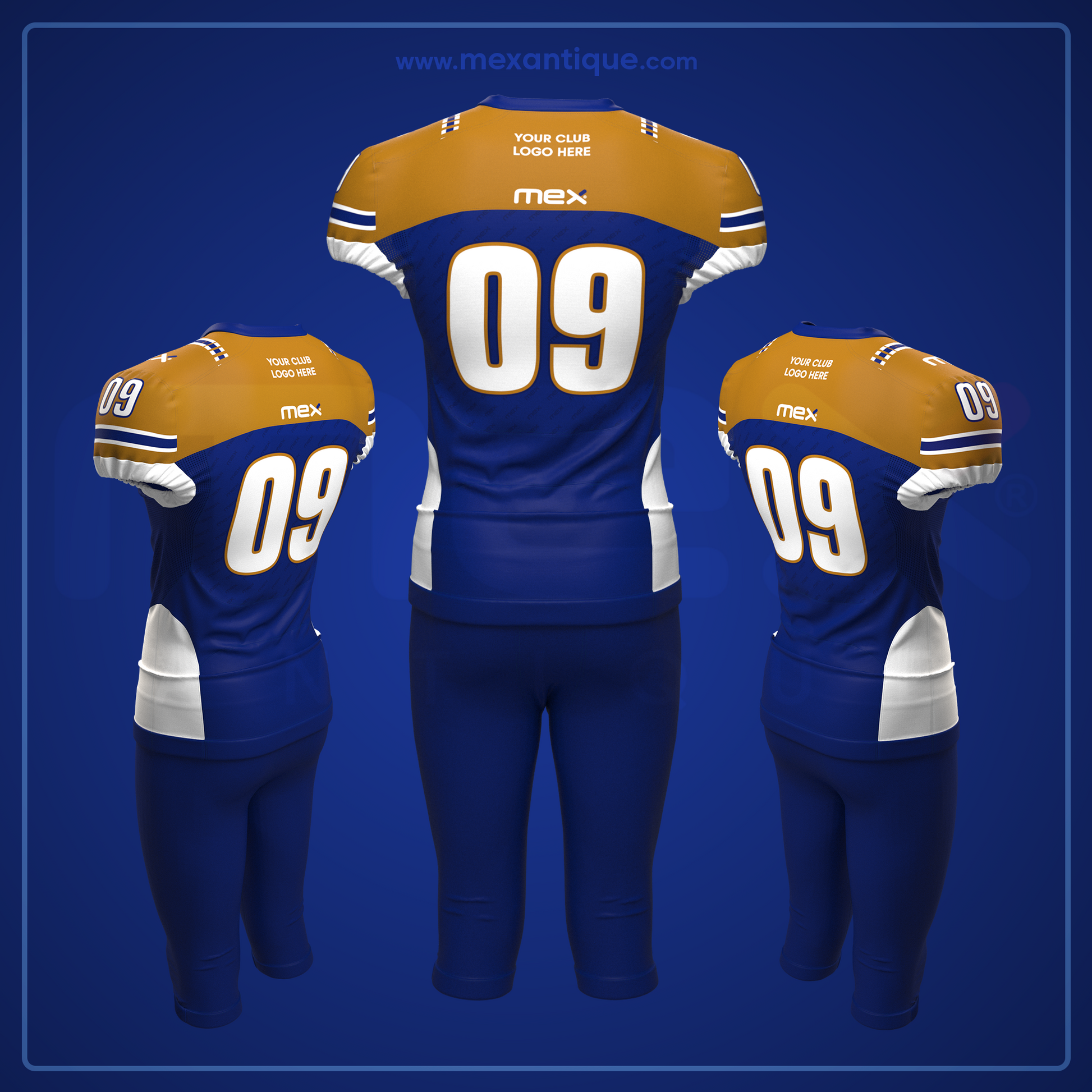 Buy New 2024 Design, Best Quality American Football Kit, Modern Designs AFK2408 03