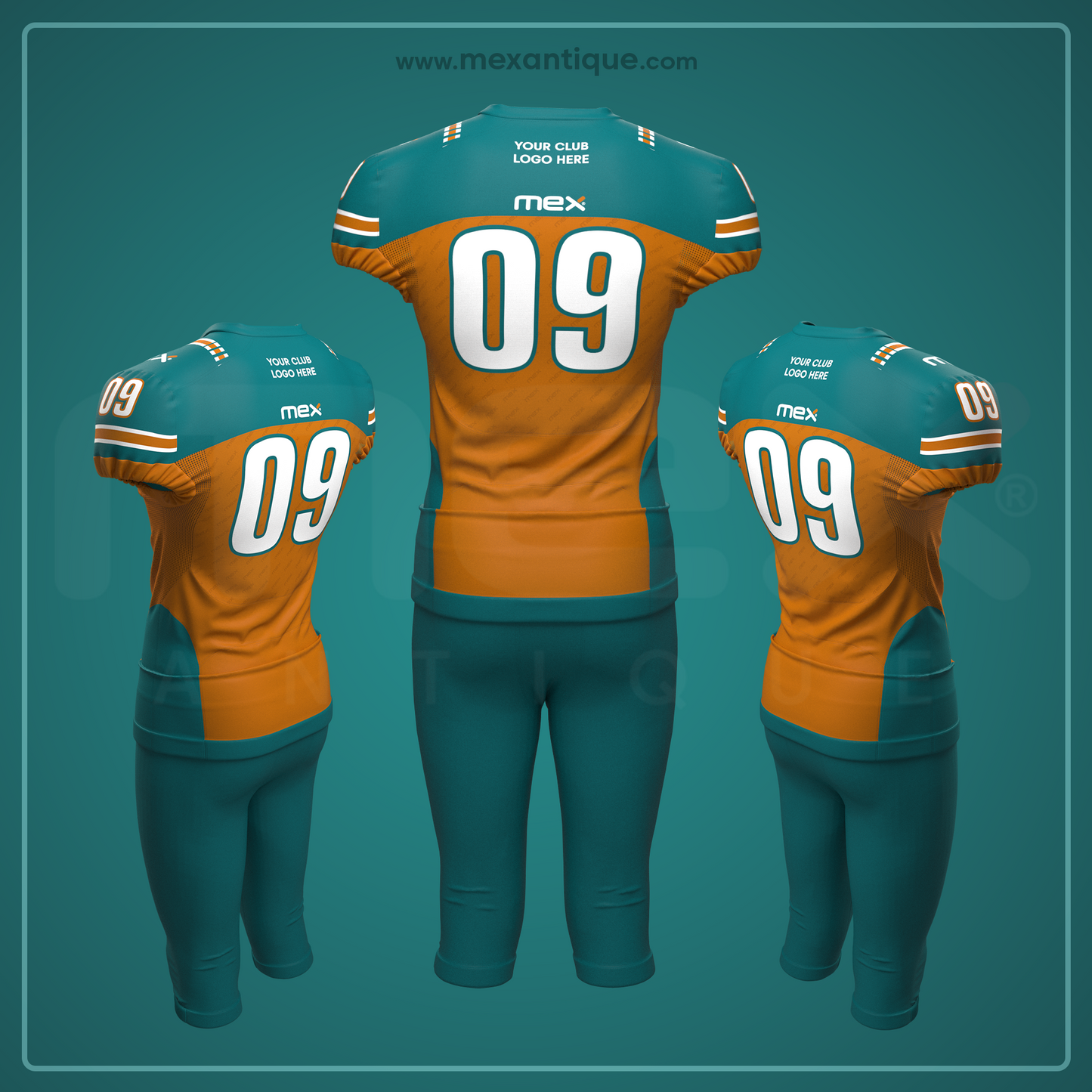 Buy New 2024 Design, Best Quality American Football Kit, Modern Designs AFK2402 03