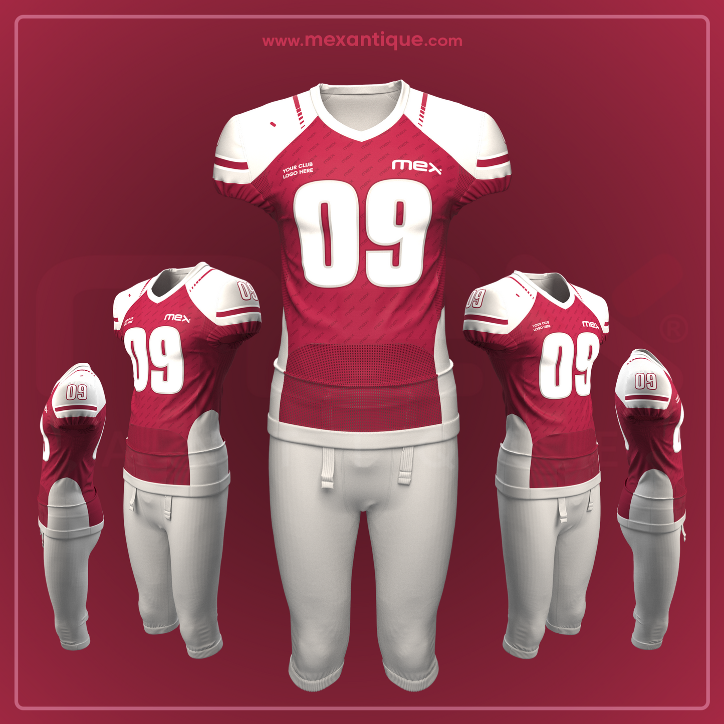 Buy New 2024 Design, Best Quality American Football Kit, Modern Designs AFK2403 04