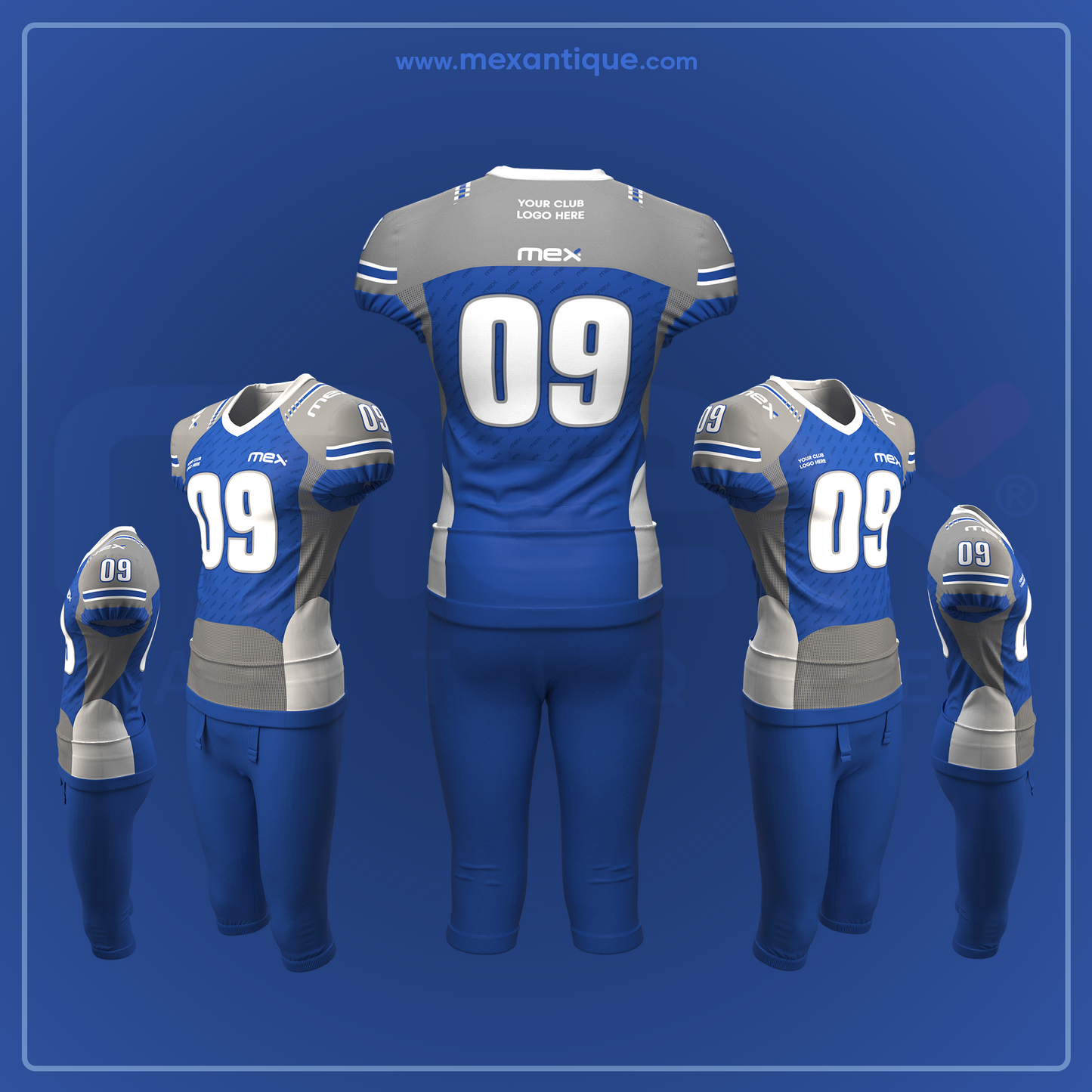 Buy New 2024 Design, Best Quality American Football Kit, Modern Designs AFK2404 04