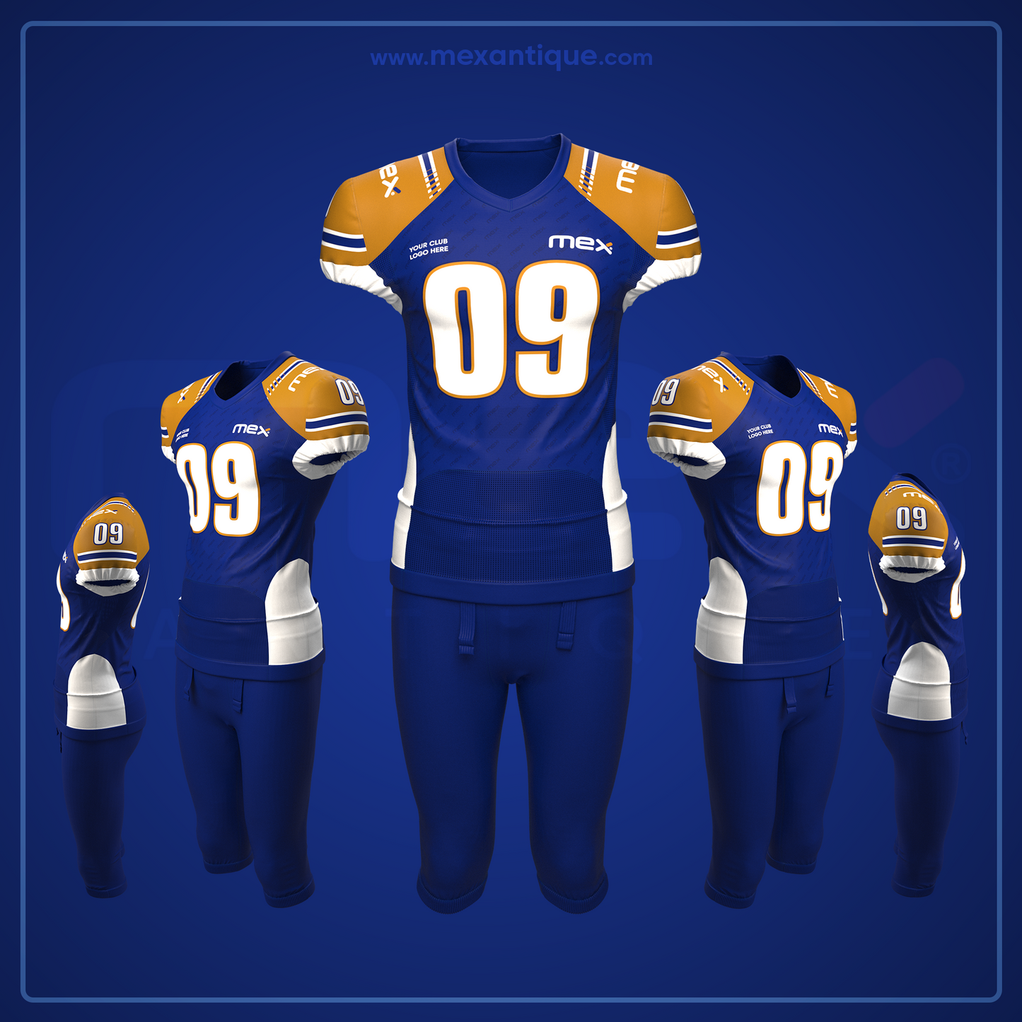 Buy New 2024 Design, Best Quality American Football Kit, Modern Designs AFK2408 04