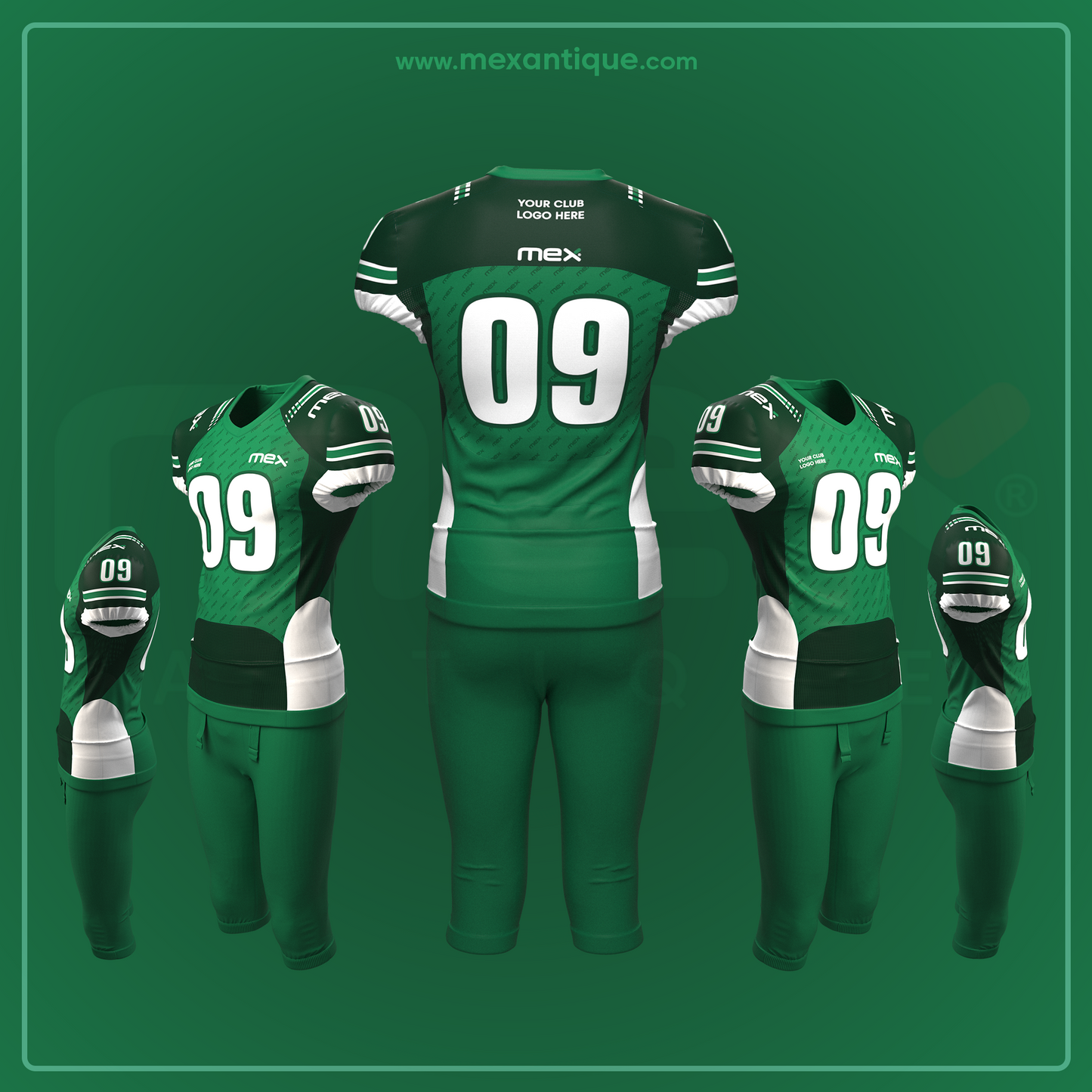 Buy New 2024 Design, Best Quality American Football Kit, Modern Designs AFK2405 04