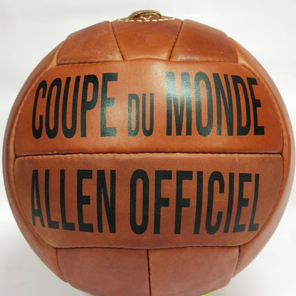 Allen Officiel Coupe Du Monde | 1938 FIFA World Cup Ball | GENIUNE LEATHER SIZE 5 07