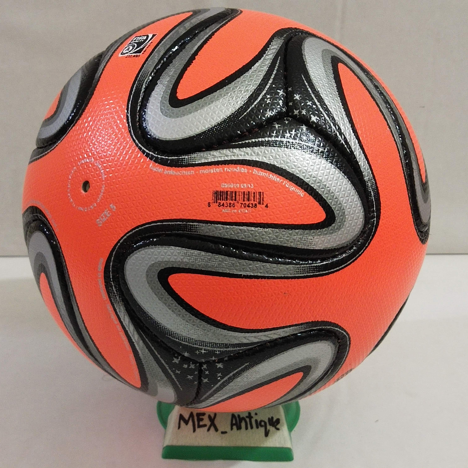 Adidas Brazuca | FIFA World Cup 2014 l OMB Winter Ball | Power Orange | SIZE 5 05