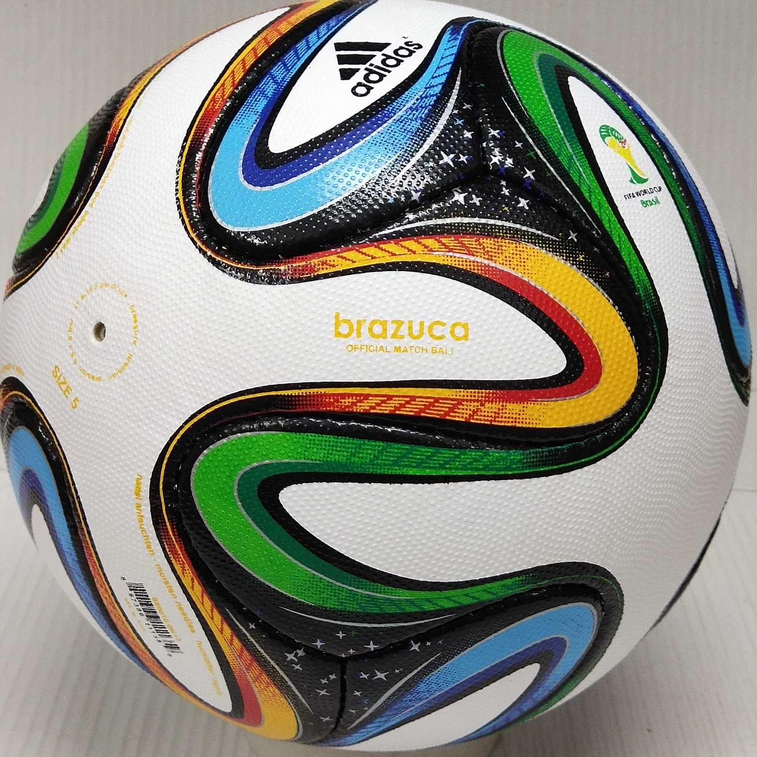 Adidas Brazuca | Match Ball | 2014 | FIFA World Cup Ball | SIZE 5 04