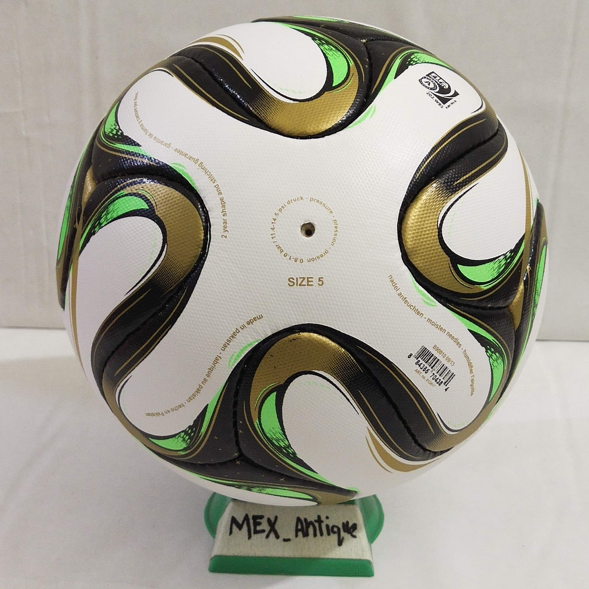 Adidas Brazuca Rio | Final Ball | 2014 | FIFA World Cup Ball | SIZE 5 ...