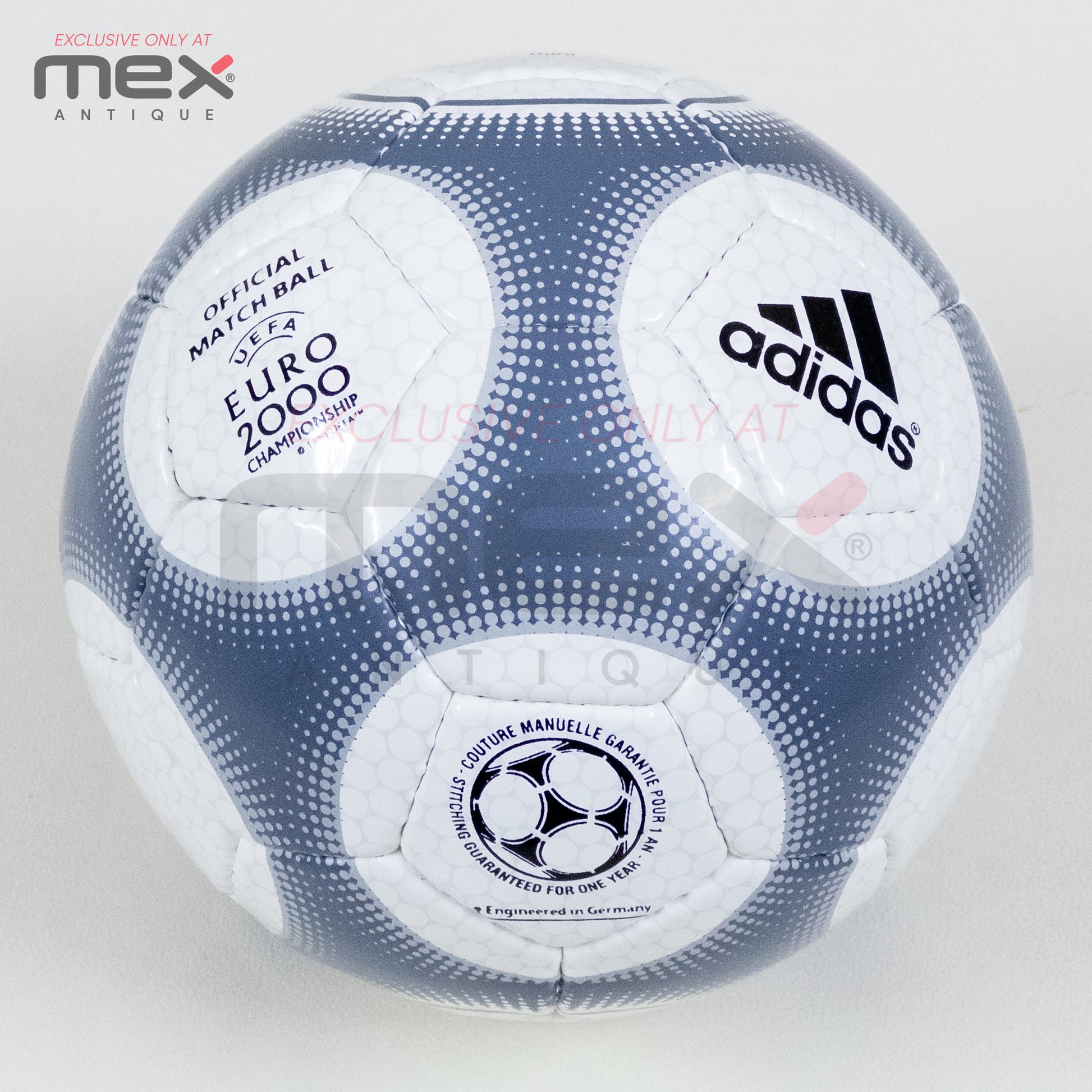 Adidas Terrestra Silver Stream Mini | 2000 | UEFA Europa League | Official Match Ball | Size 1 03