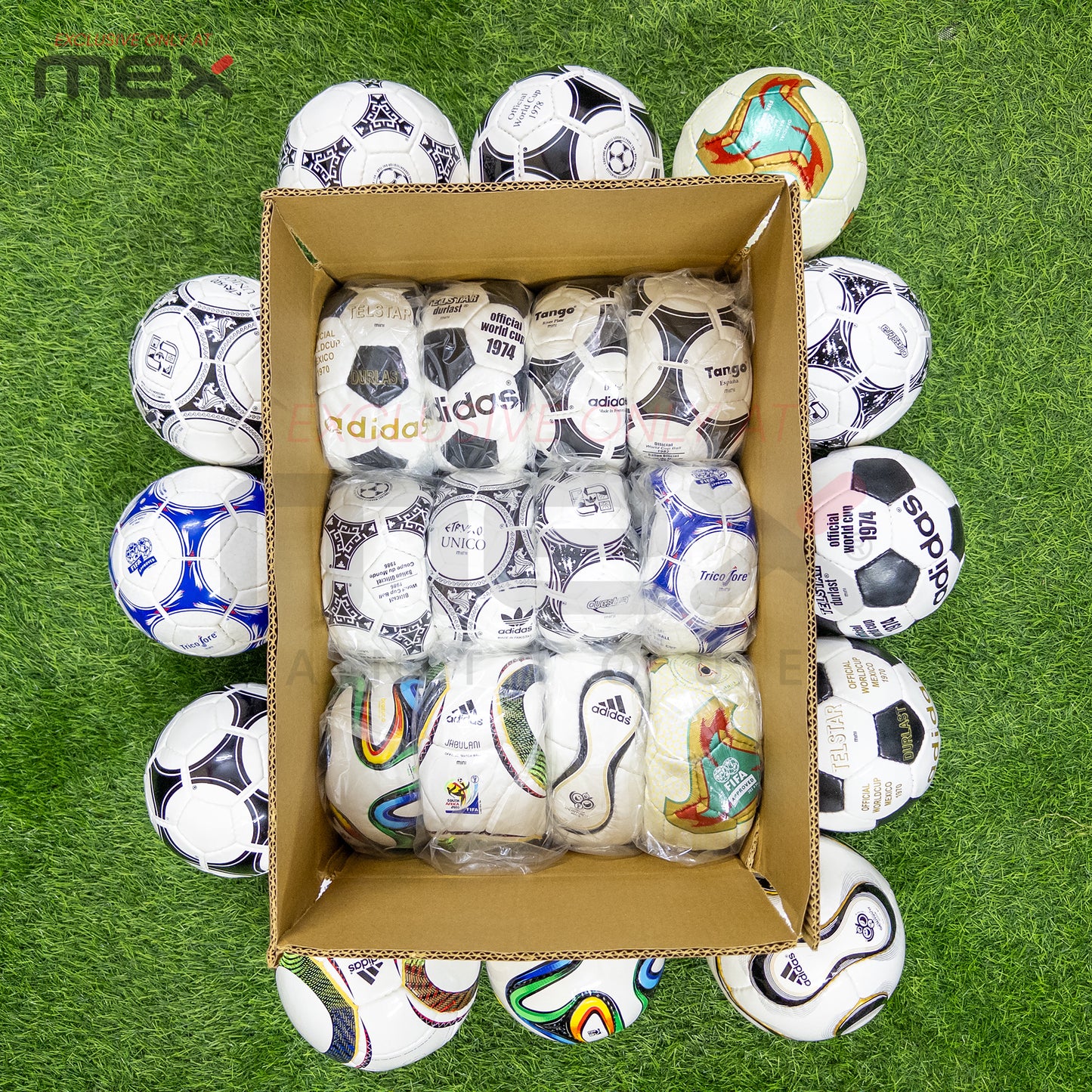 FIFA World Cup Mini Soccer Ball Set | Adidas Mini Footballs | 1970-2014 02