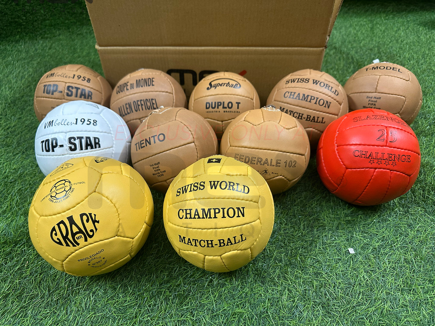 FIFA World Cup Mini Soccer Ball Set | Pre Adidas Mini Footballs | 1930-1966
