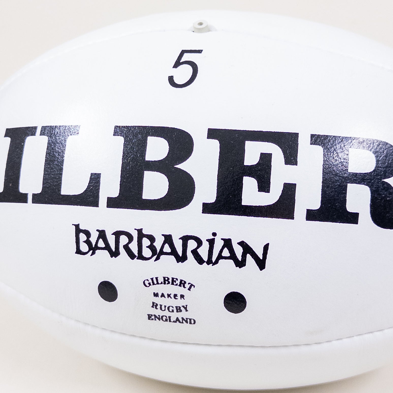 Gilbert Original Barbarian Match Ball | Genuine Leather 02