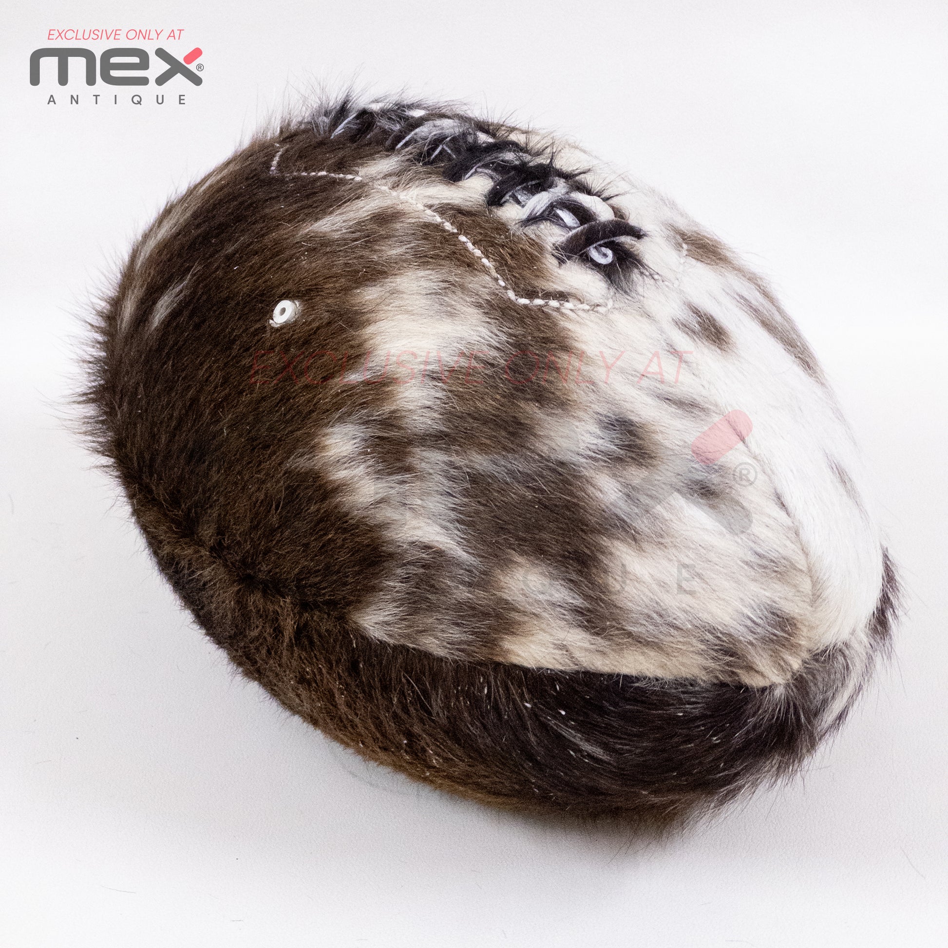 Handcrafted Hair-On Leather American Ball | Vintage Cowhide Football | Brown 03