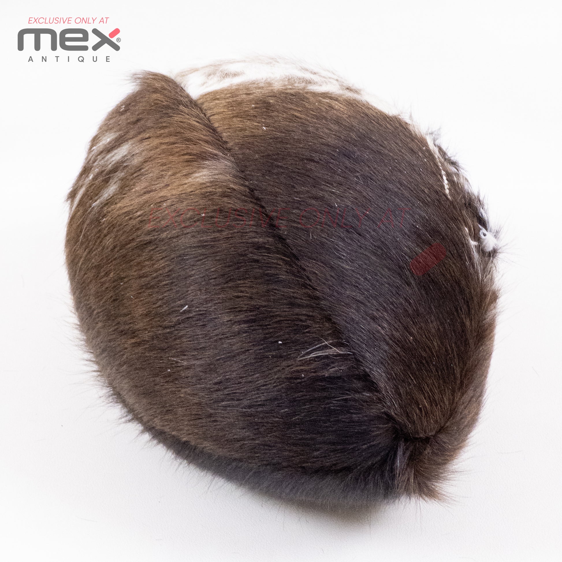 Handcrafted Hair-On Leather American Ball | Vintage Cowhide Football | Brown 04