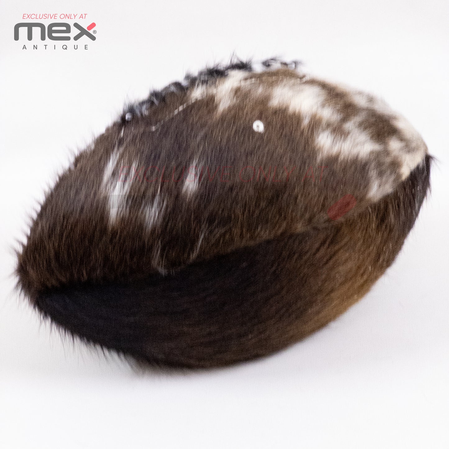 Handcrafted Hair-On Leather American Ball | Vintage Cowhide Football | Brown 05
