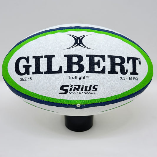 Gilbert Sirius Matchball | Truflight™ | Size 5 Rugby | Green 01