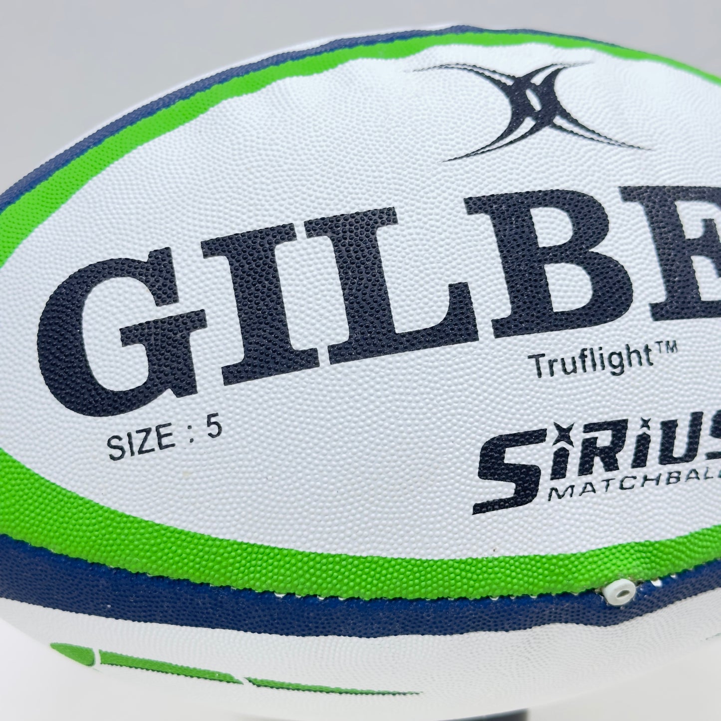 Gilbert Sirius Matchball | Truflight™ | Size 5 Rugby | Green 04