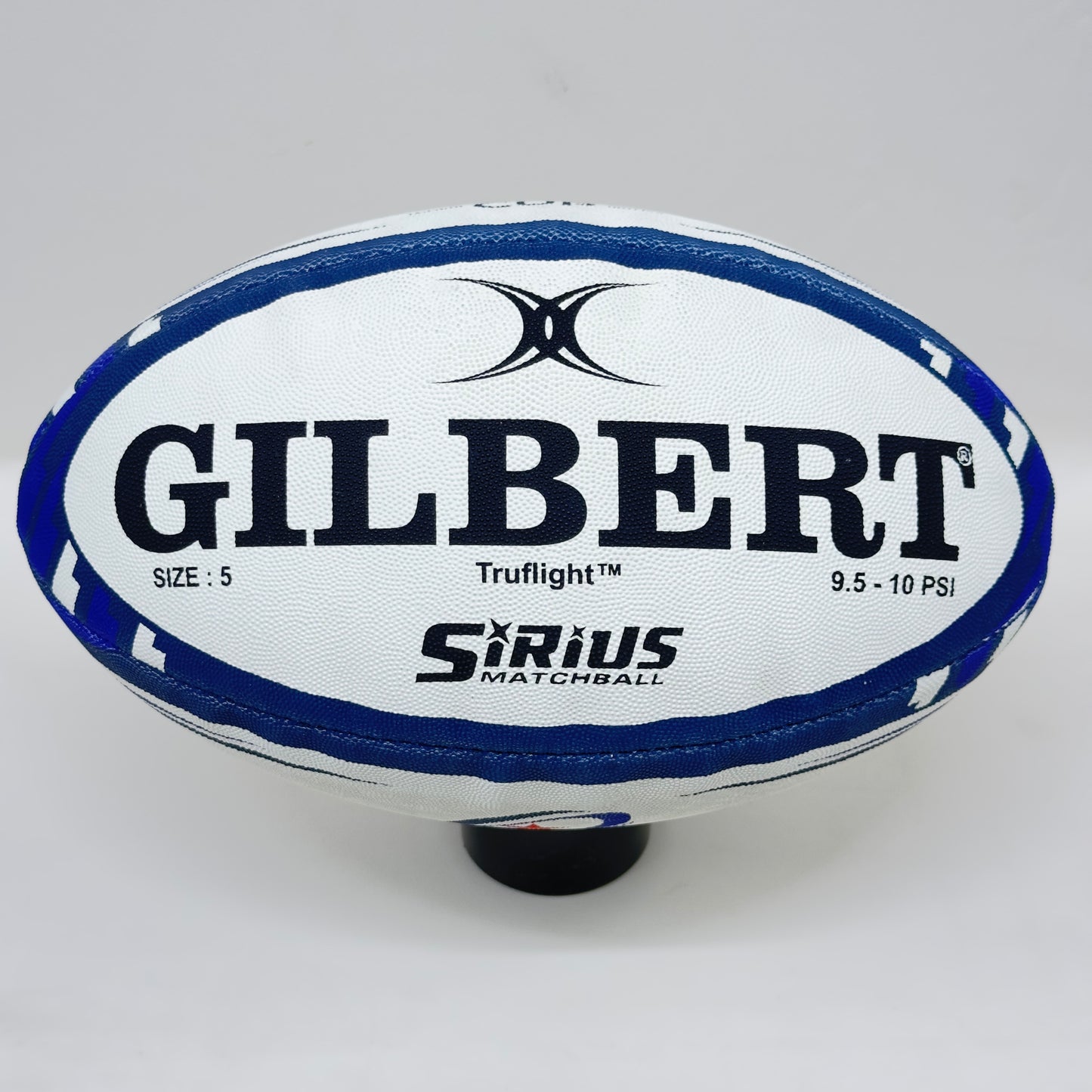 Gilbert Sirius Matchball | Truflight™ | Champions Cup | Size 5 Rugby | Blue 01