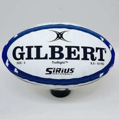 Gilbert Sirius Matchball | Truflight™ | Champions Cup | Size 5 Rugby | Blue 01