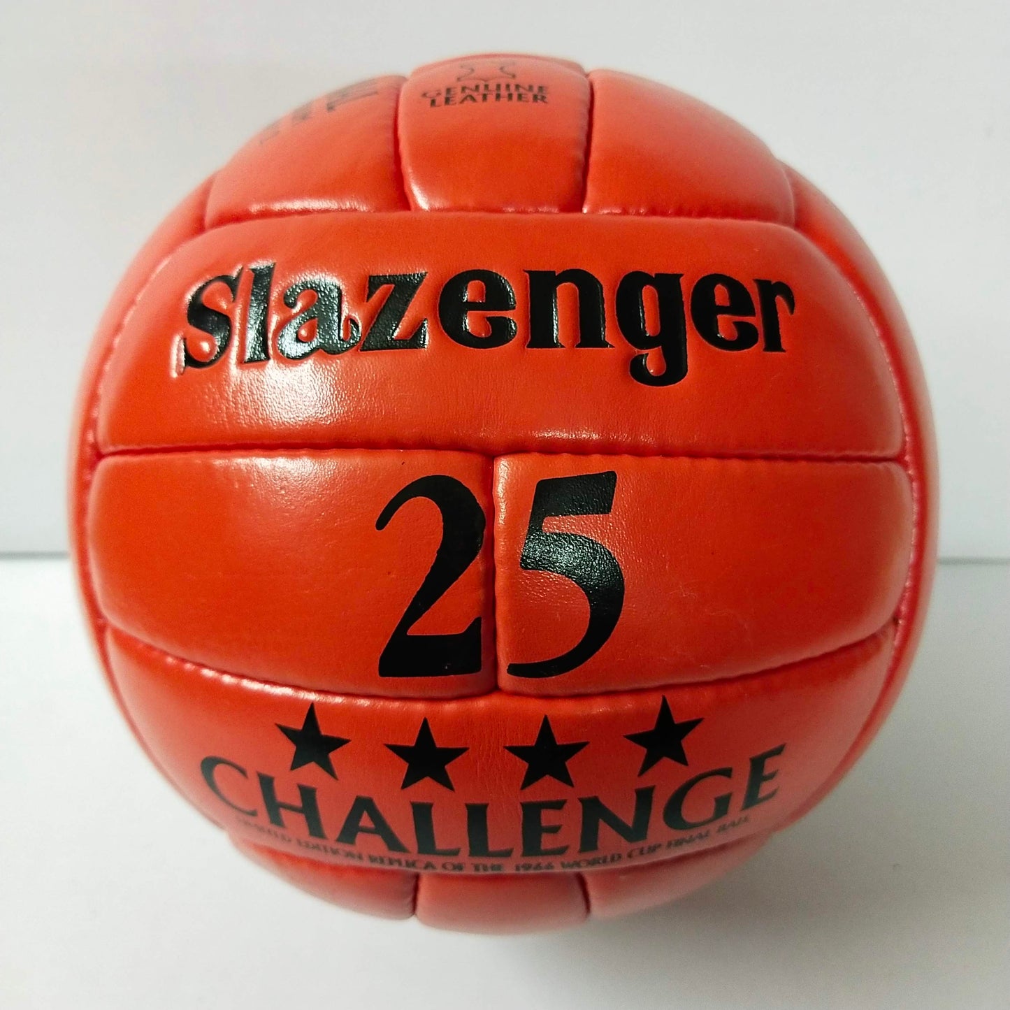 Slazenger Four Star 25 | 1966 FIFA World Cup Ball | GENIUNE LEATHER SIZE 5 01