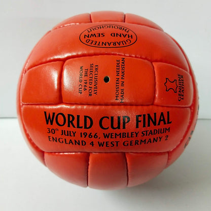 Slazenger Four Star 25 | 1966 FIFA World Cup Ball | GENIUNE LEATHER SIZE 5 04