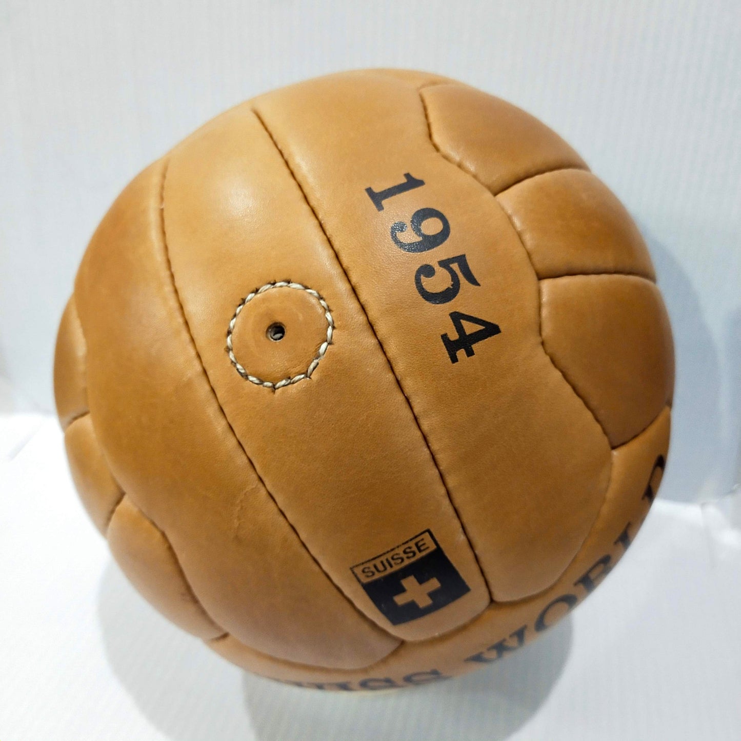 Swiss World Champion | 1954 FIFA World Cup Ball | GENIUNE LEATHER SIZE 5 09