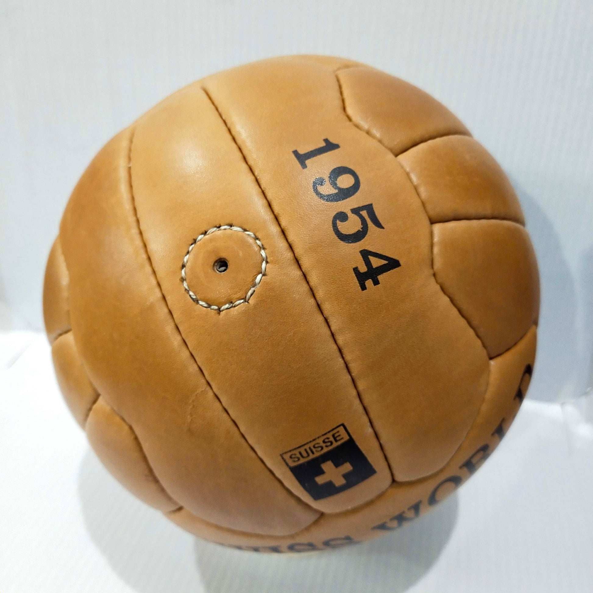 Swiss World Champion | 1954 FIFA World Cup Ball | GENIUNE LEATHER SIZE 5 09