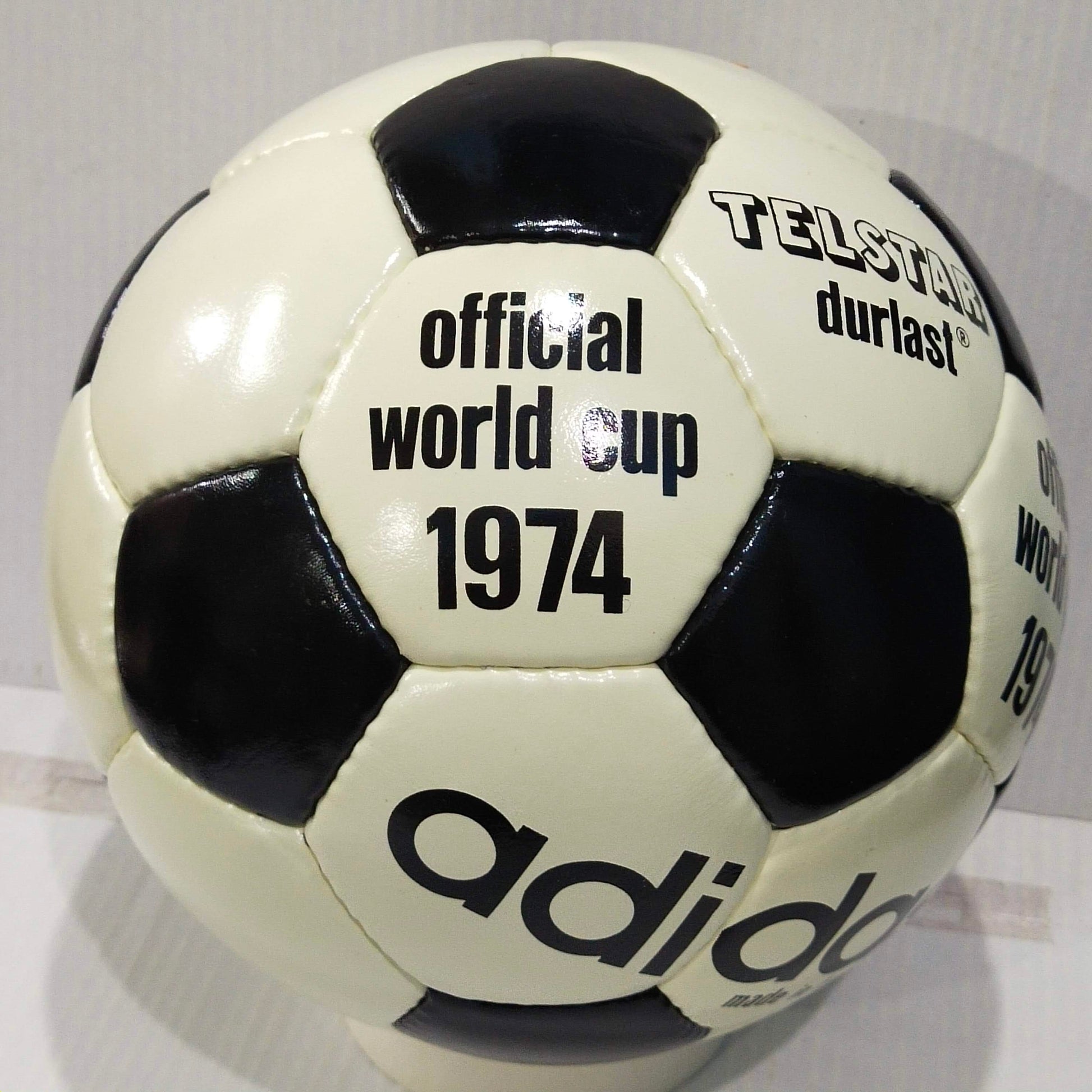 Adidas Telstar Durlast | 1974 FIFA World Cup Ball | Genuine Leather SIZE 5 04