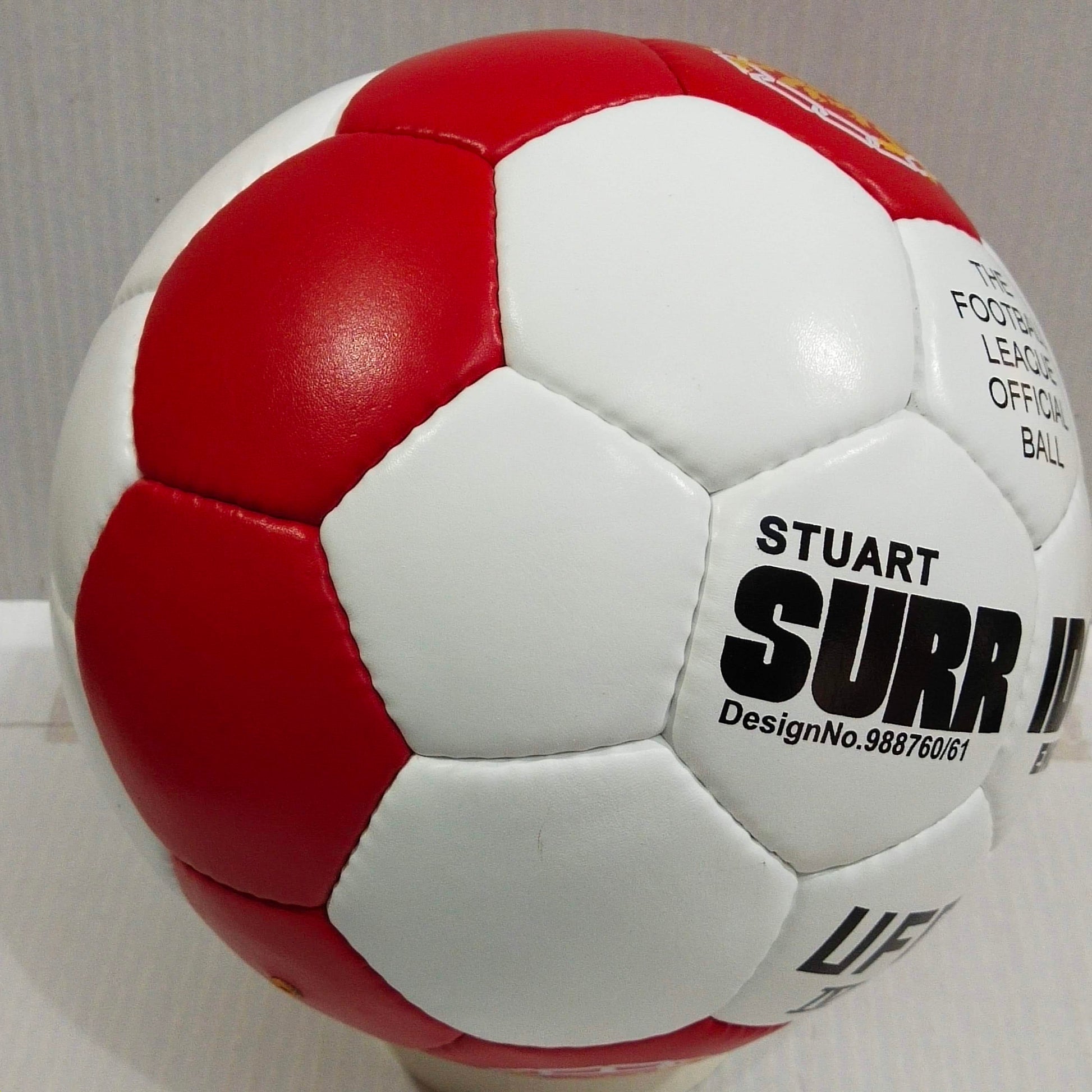 Stuart Surridge | UFO IV | 1980 | The Official Football League | Genuine Leather | Size 5 05