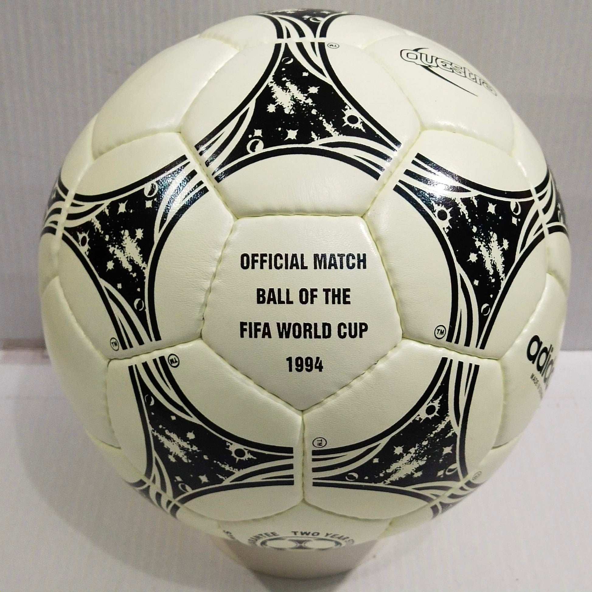 Adidas Questra | 1994 FIFA World Cup Ball | Genuine Leather Off White | SIZE 5 02