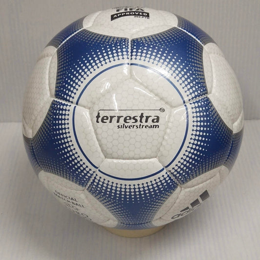 Adidas Terrestra Silver Stream | 2000 | UEFA Europa League | Official Match Ball | Size 5 01