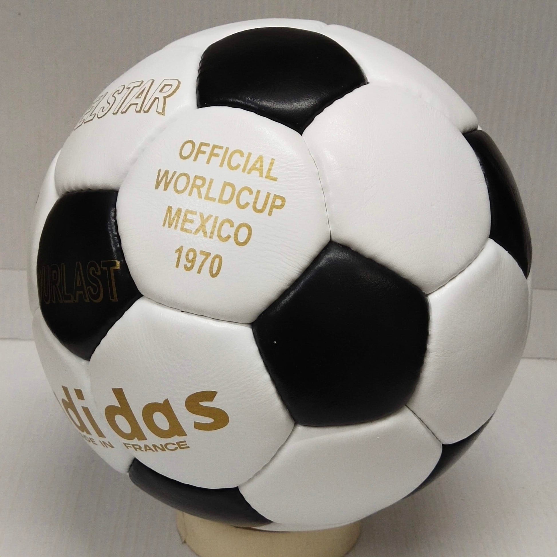 Adidas Telstar Durlast | 1970 FIFA WORLDCUP BALL | Genuine Leather SIZE 5 03