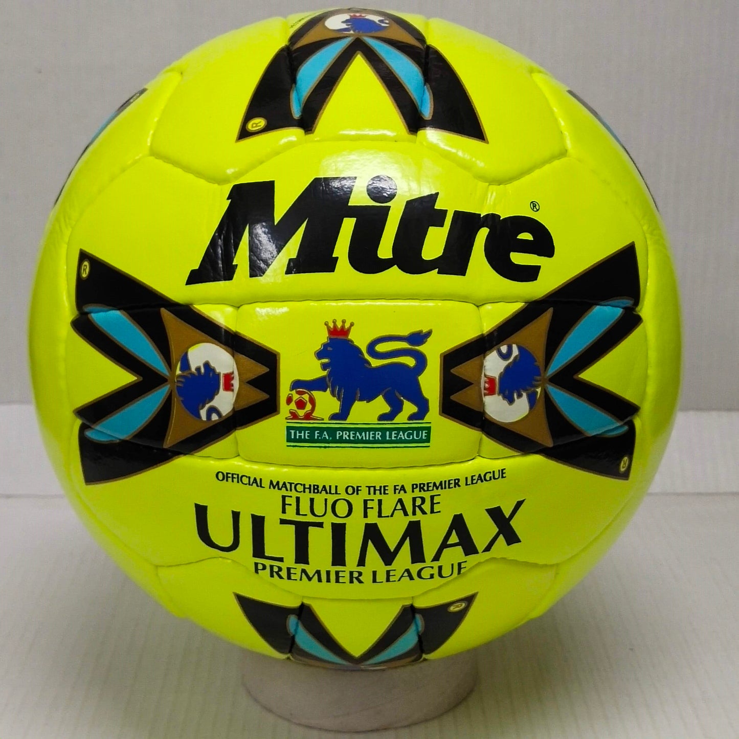 Mitre Ultimax The FA Premier League | Fluro Flare | OMB 1998 | Size 5 01