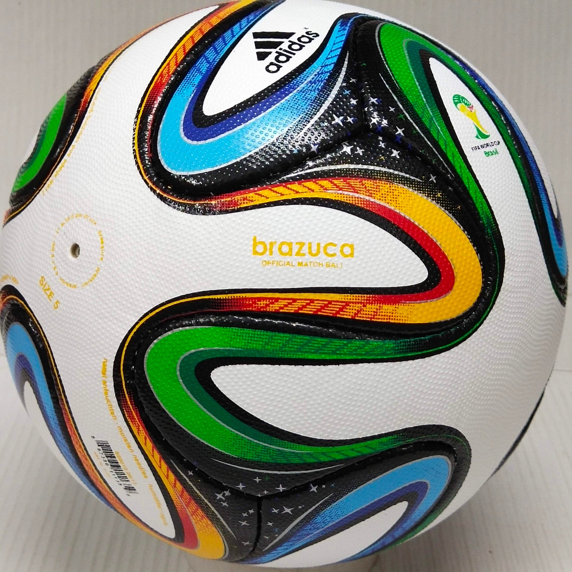 Adidas Brazuca | Match Ball | 2014 | FIFA World Cup Ball | SIZE 5 02