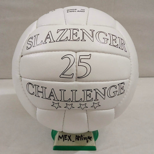 Slazenger Four Star 25 White | 1966 FIFA World Cup Ball | GENIUNE LEATHER SIZE 5 01