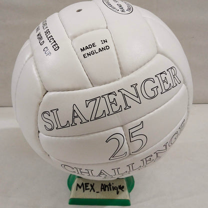 Slazenger Four Star 25 White | 1966 FIFA World Cup Ball | GENIUNE LEATHER SIZE 5 05