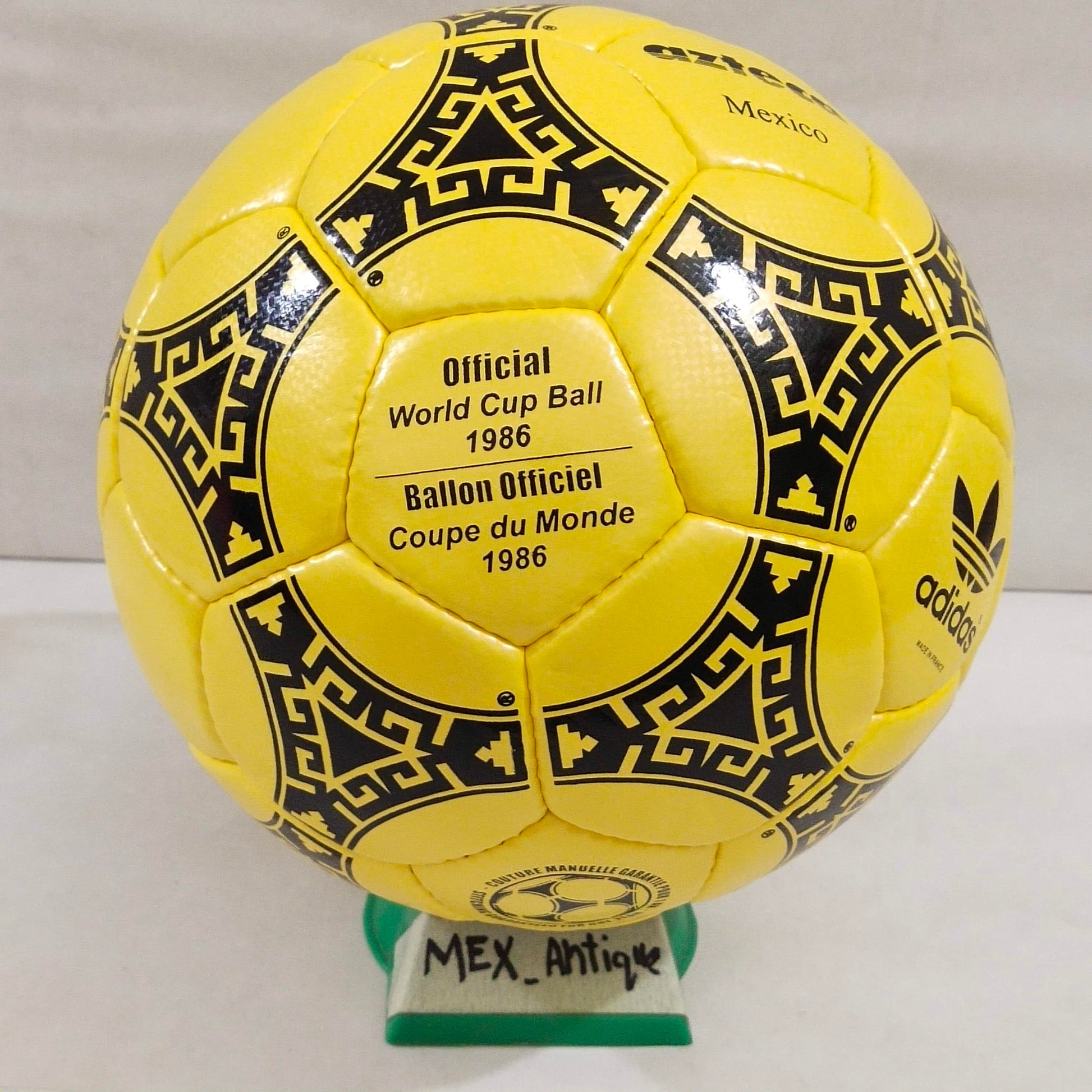 Adidas Azteca Mexico | FIFA World Cup 1986 | Yellow Winter Ball l SIZE 5 03