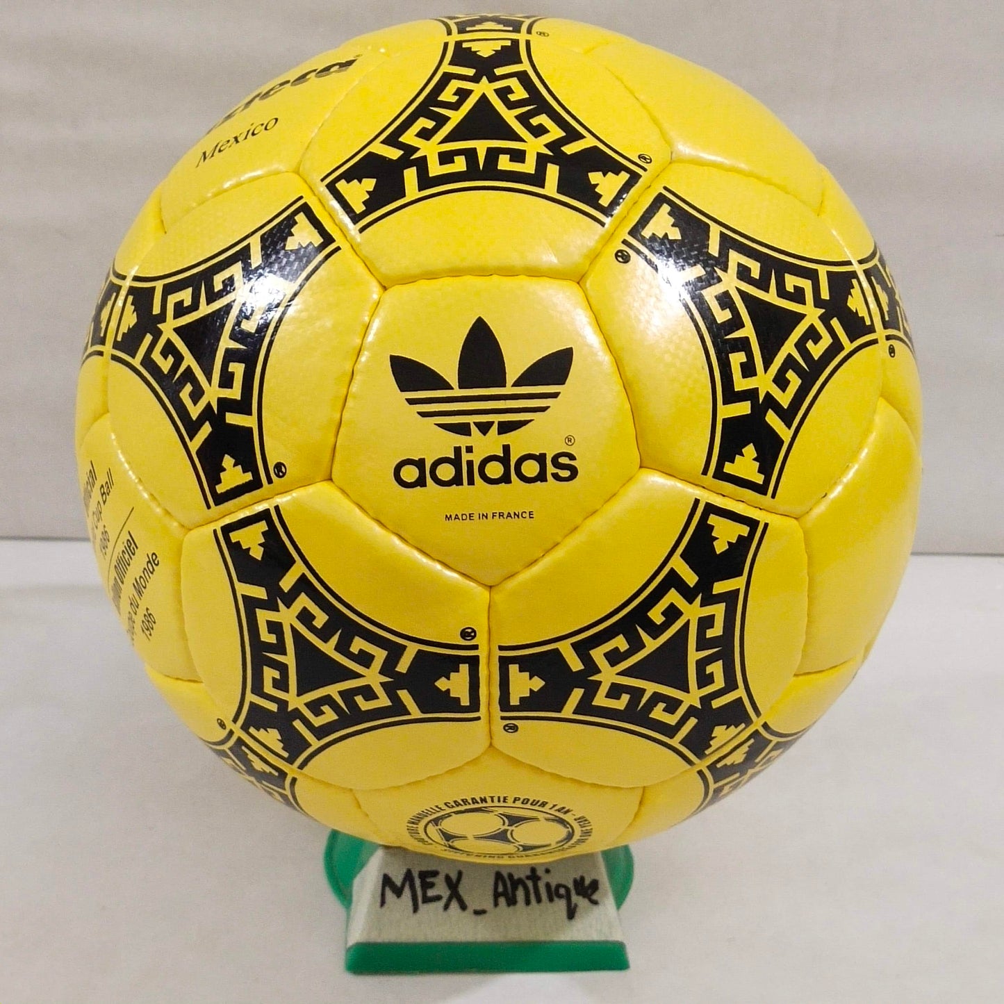 Adidas Azteca Mexico | FIFA World Cup 1986 | Yellow Winter Ball l SIZE 5 04