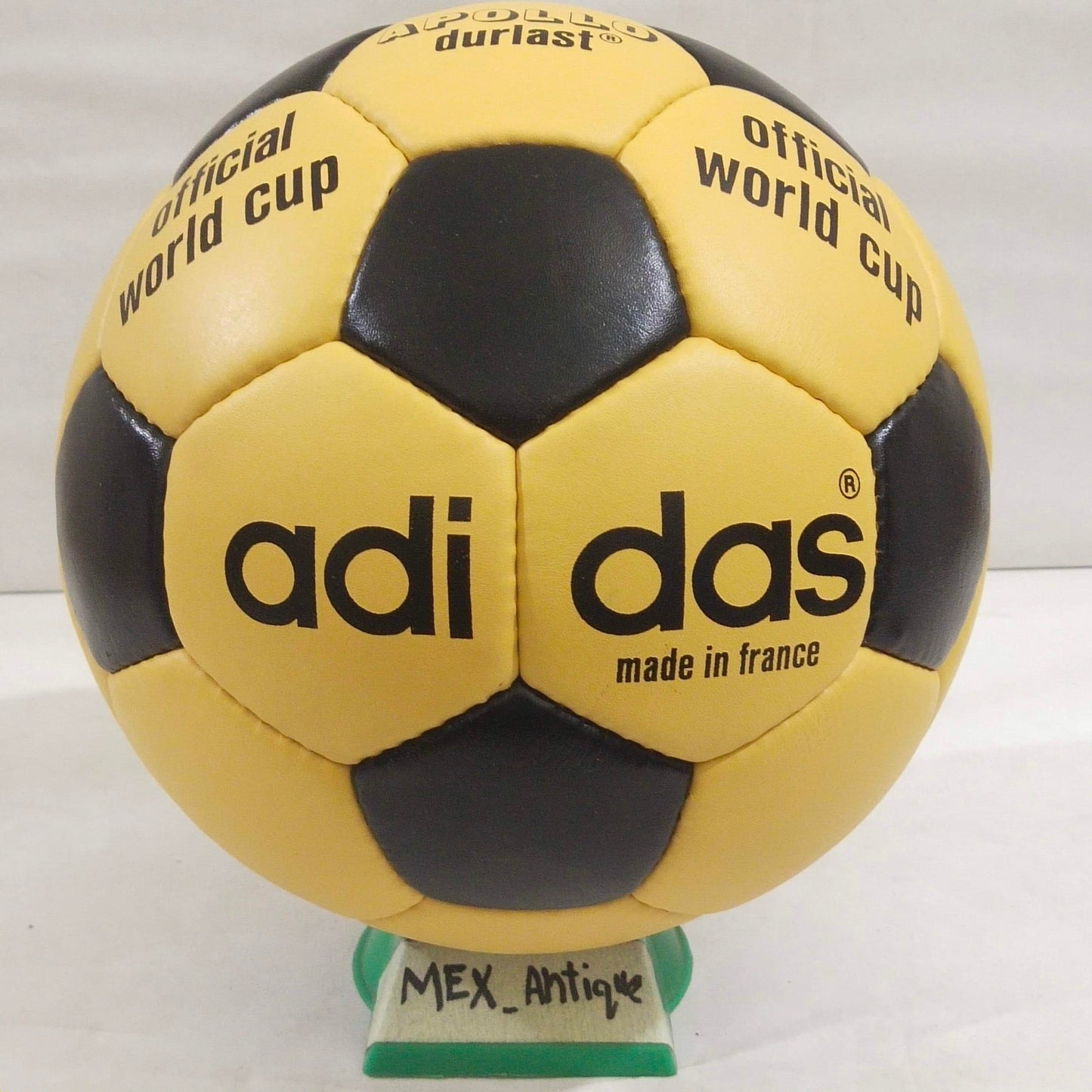 Adidas Apollo Durlast | 1973 | Official Match Ball | Genuine Leather | SIZE 5 02
