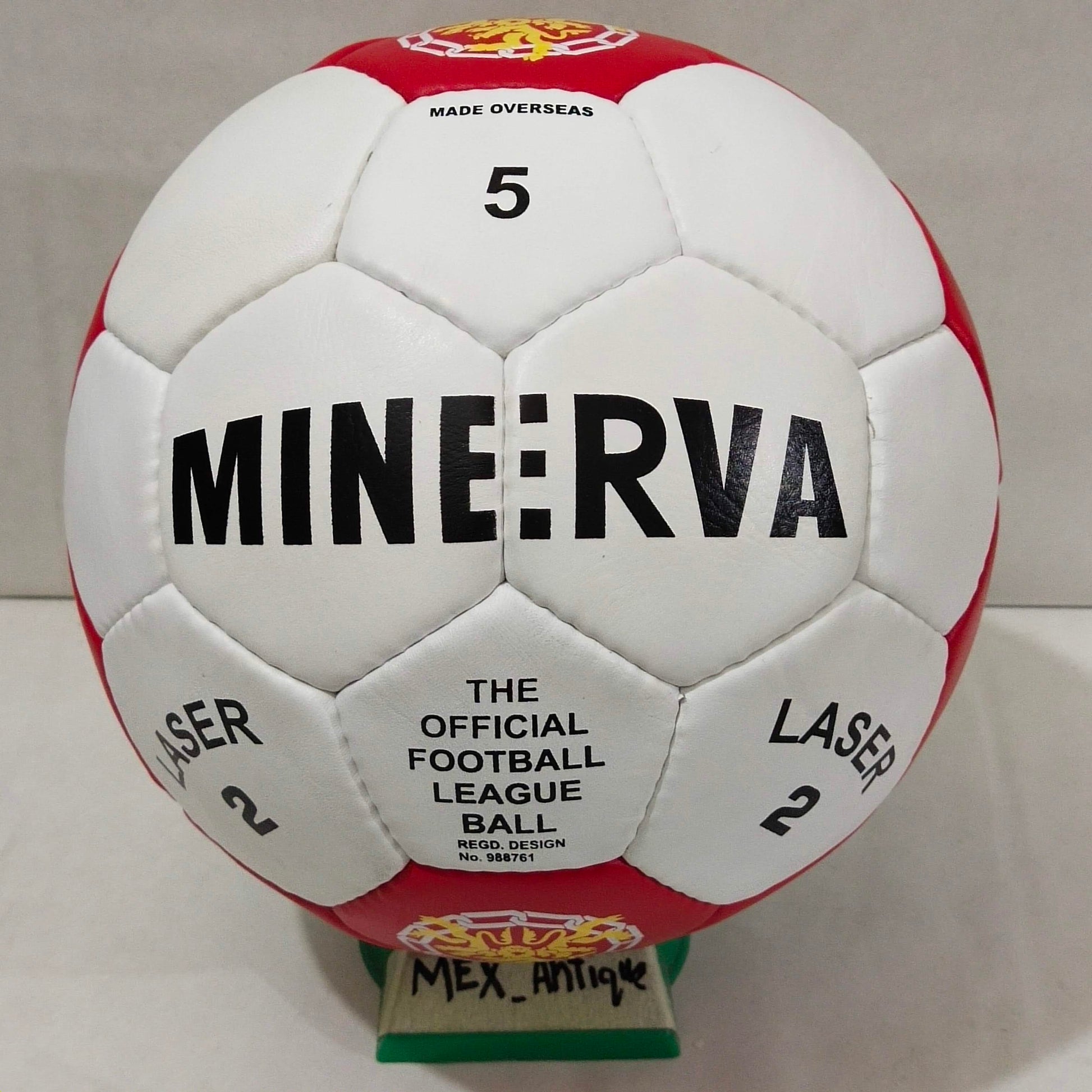 Minerva | Laser 2 | 1979-1982 | The Official Football League | Size 5 01