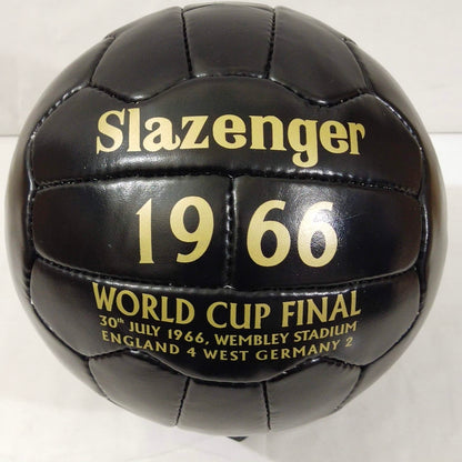 Slazenger Four Star 25 Black | 1966 FIFA World Cup Ball | GENIUNE LEATHER SIZE 5 03